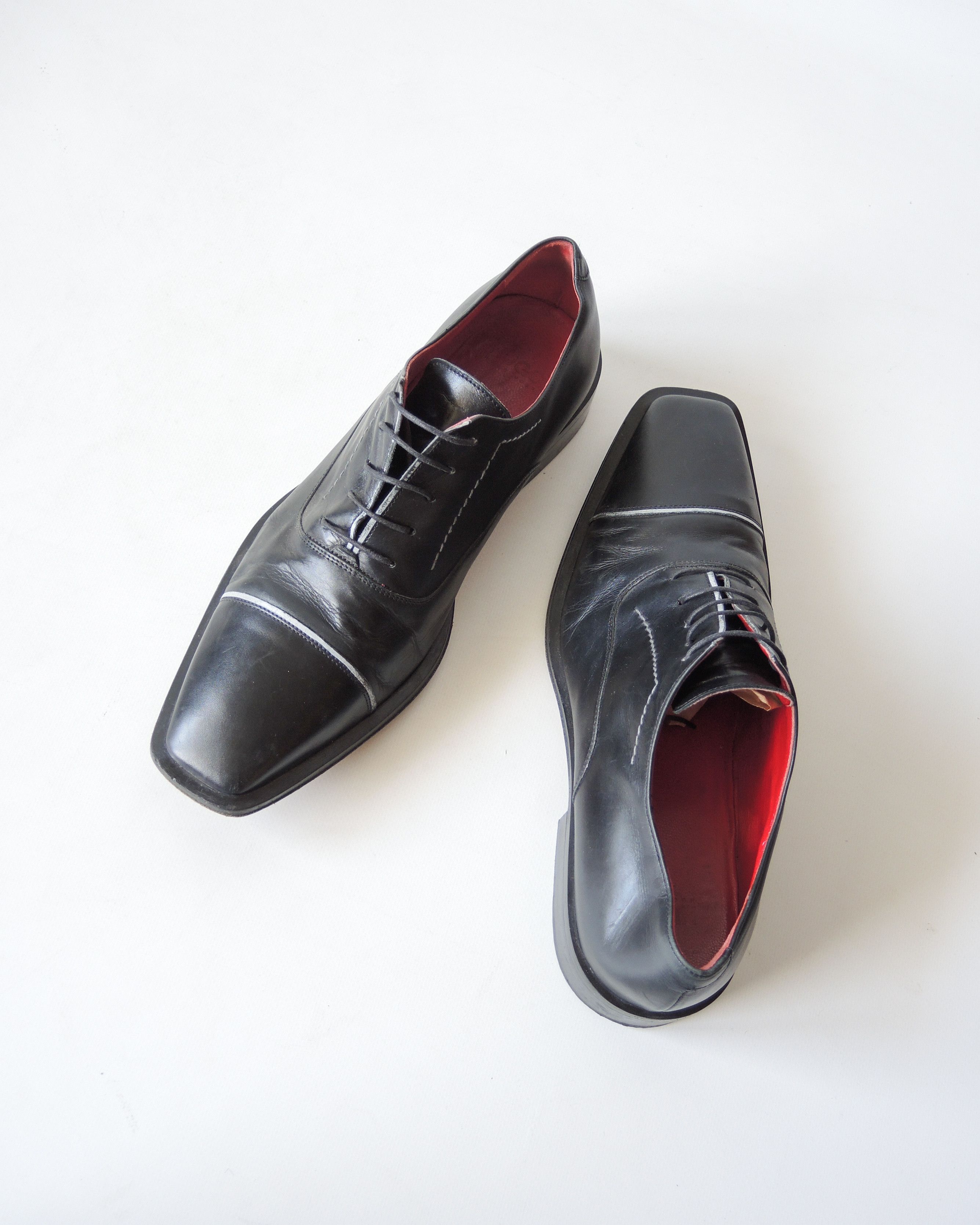 Hugo Boss Hugo Boss Men's Black Leather Dress Shoes EU 42 / US 9 Size US 9 / EU 42 - 16 Thumbnail