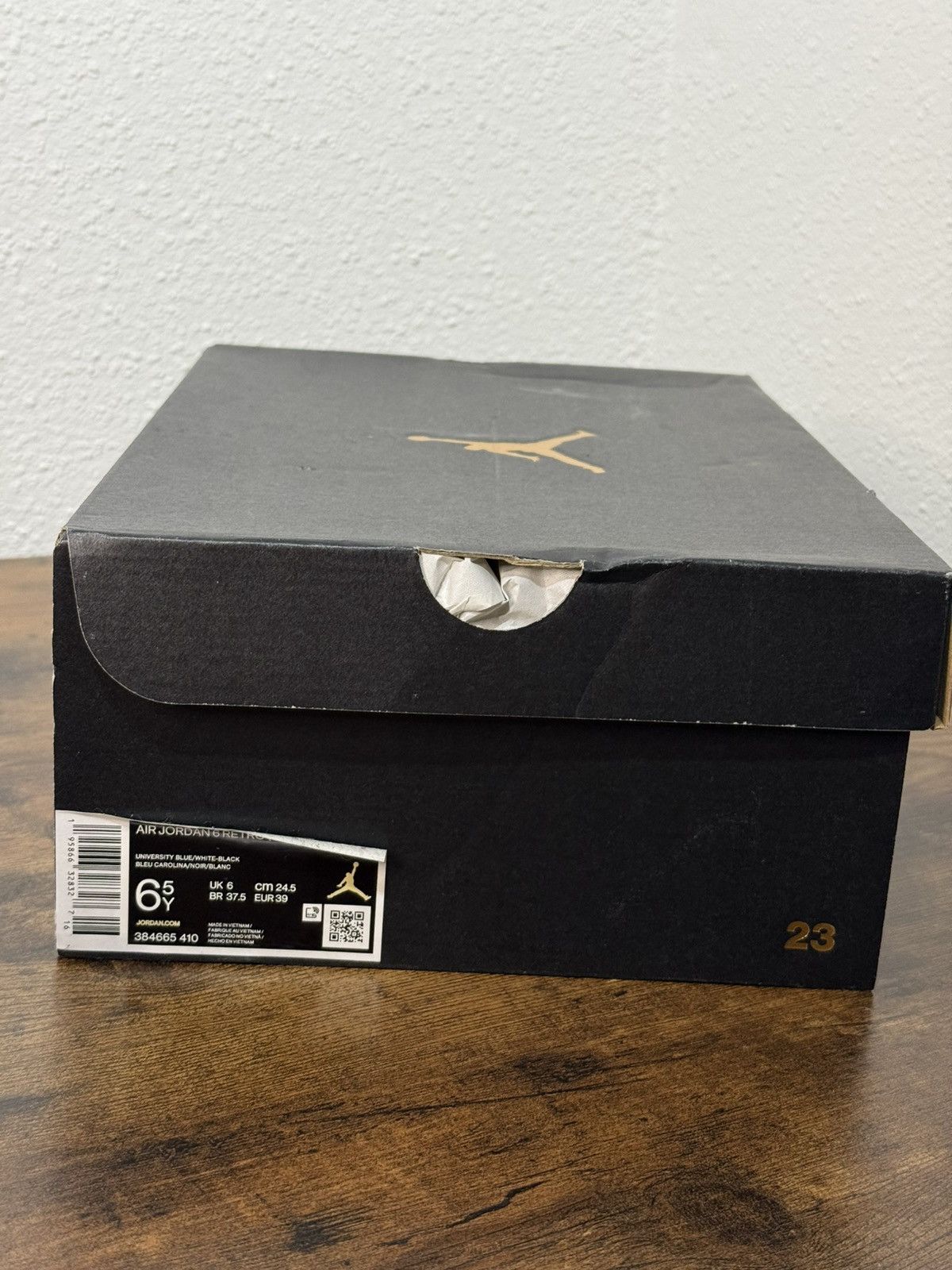 Jordan Brand × Nike ordan 6 Retro UNC White size 6.5Y women’s 8.5 Size US 8.5 / IT 38.5 - 9 Thumbnail