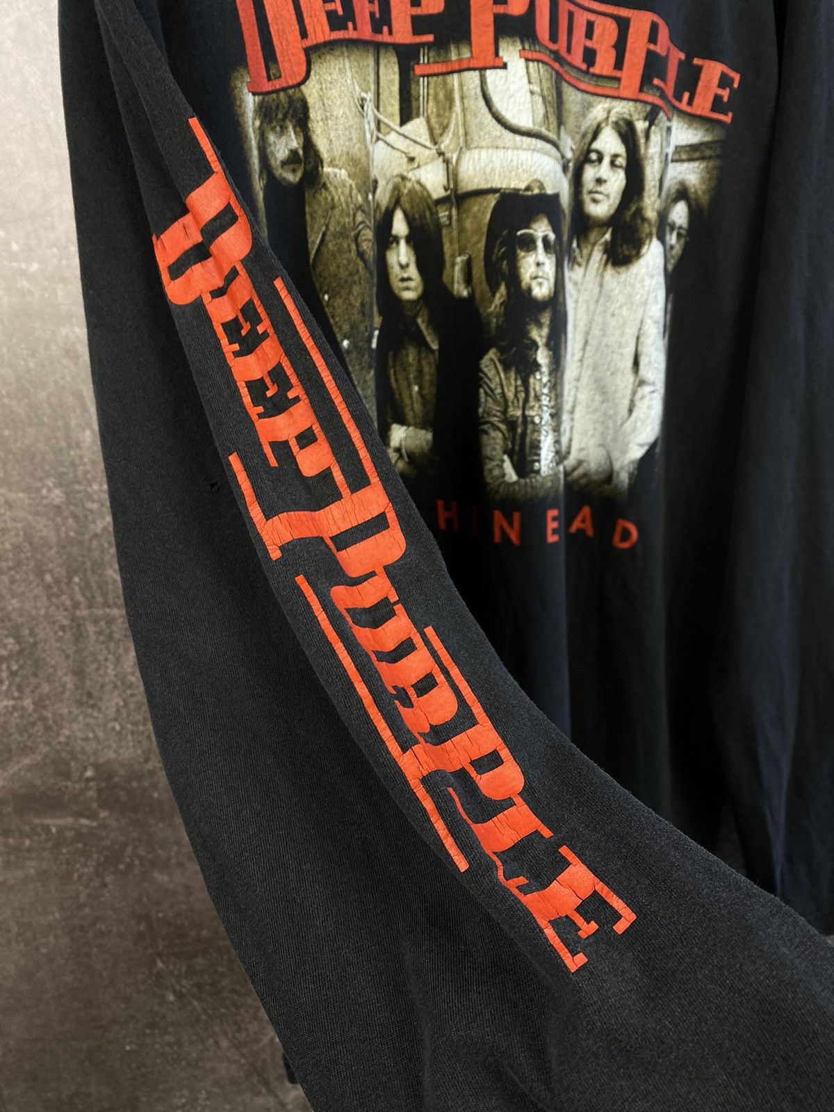 Band Tees × Vintage Vintage Deep Purple Machine Head Black T Shirt 90s Classic Size US L / EU 52-54 / 3 - 7 Thumbnail
