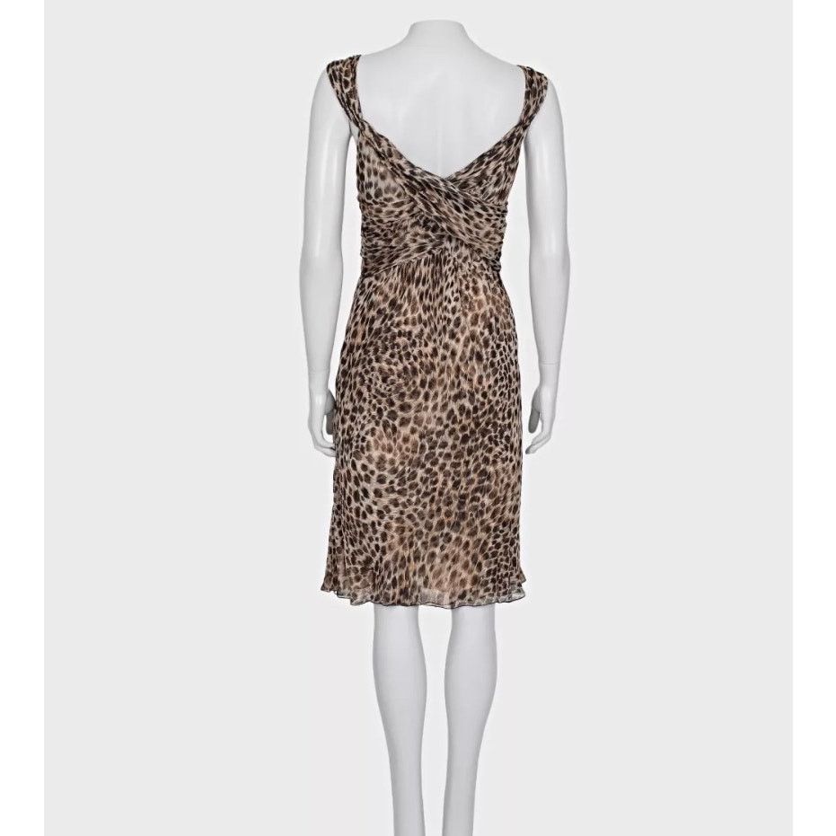 Valentino Valentino Animal Print Silk Dress - UK10 / M - Excellent Size M / US 6-8 / IT 42-44 - 3 Thumbnail