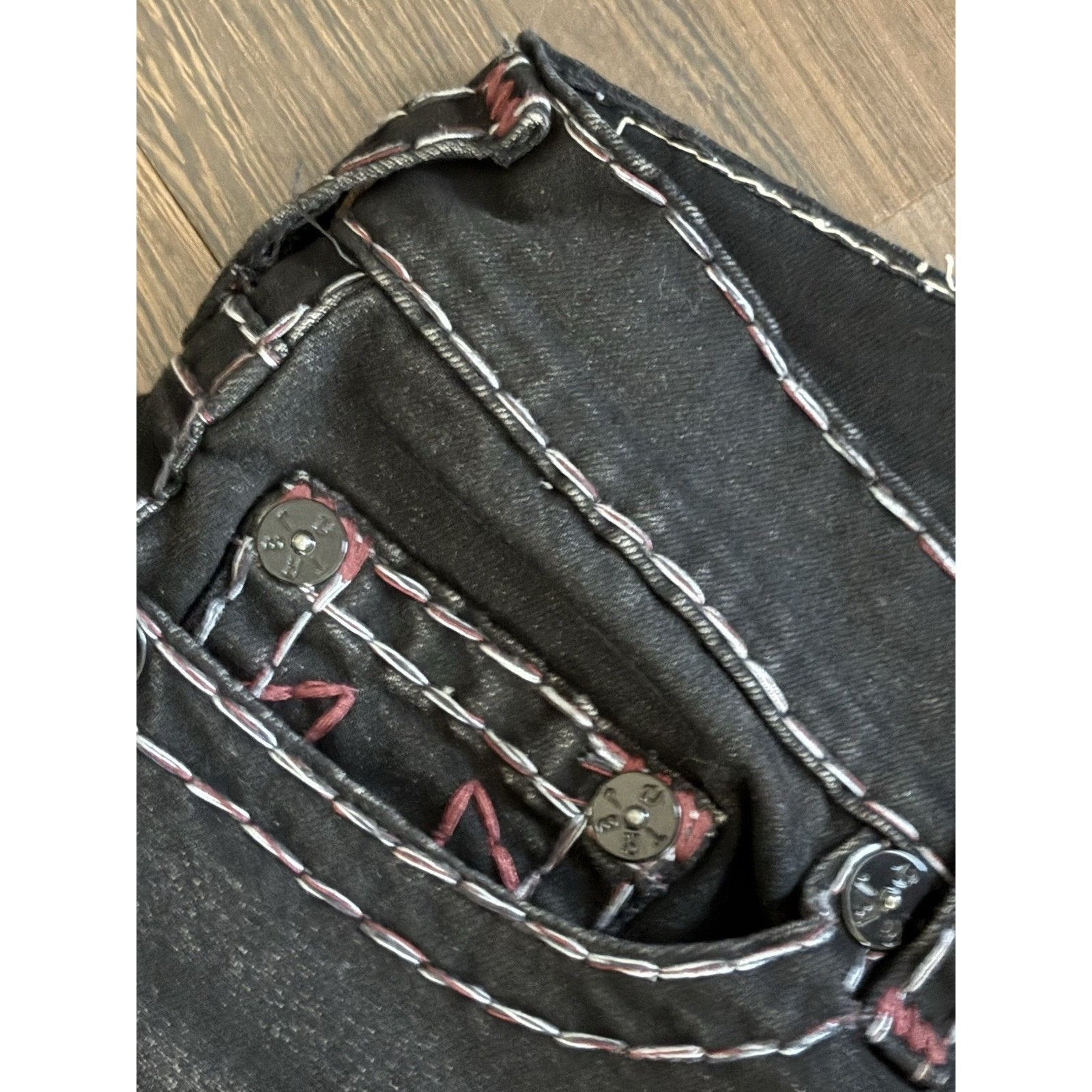 True Religion True Religion Ricky Relaxed Straight Size 31X32 Dark Pocket Size US 31 - 12 Thumbnail