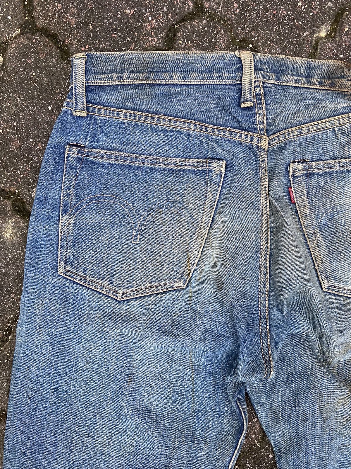 Vintage Vintage Dude Ranch jeans distressed denim selvedge Size US 31 - 8 Thumbnail