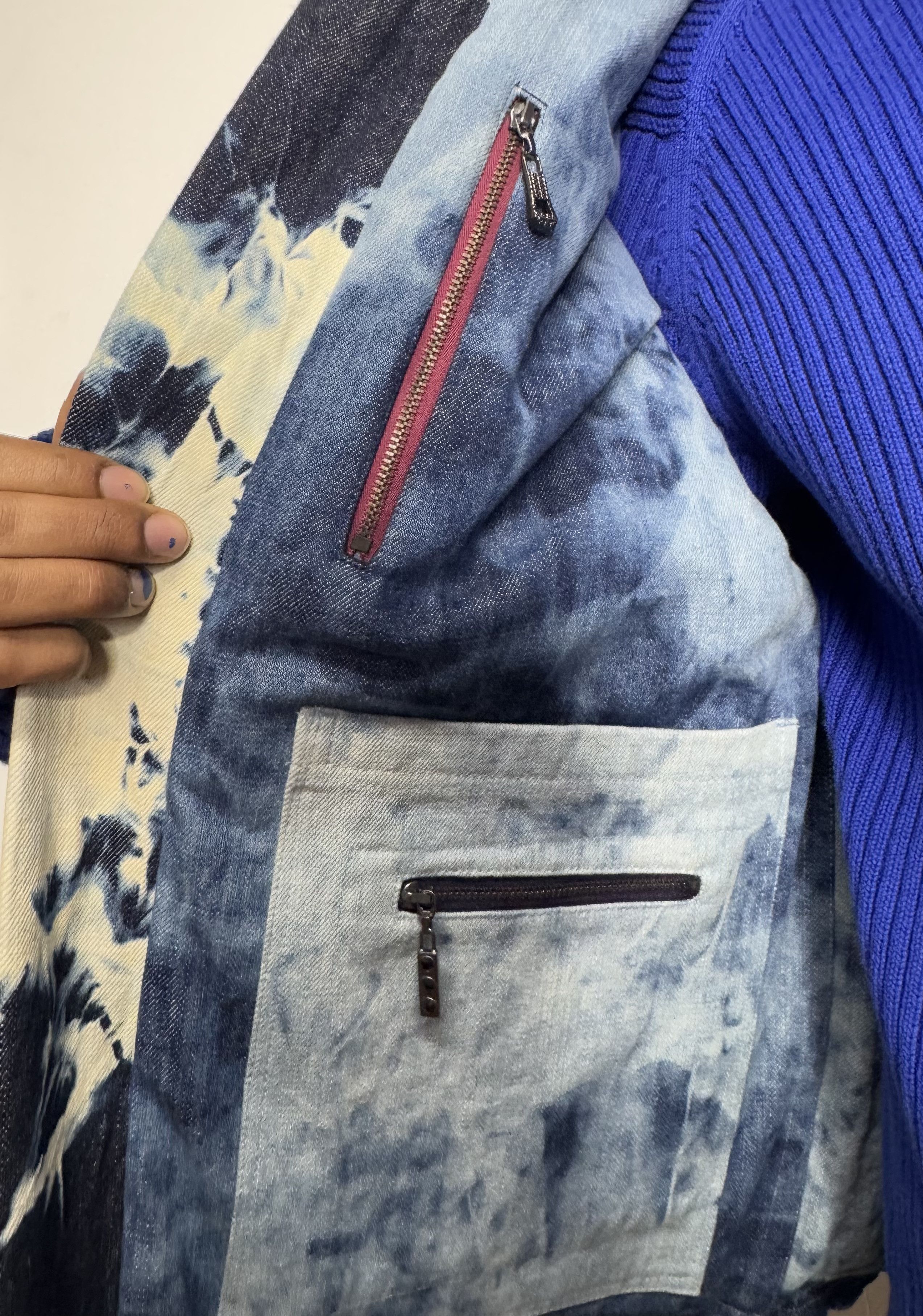 Other BNGLD | Furry Denim Puffer Vest [AW22] Size US L / EU 52-54 / 3 - 9 Thumbnail