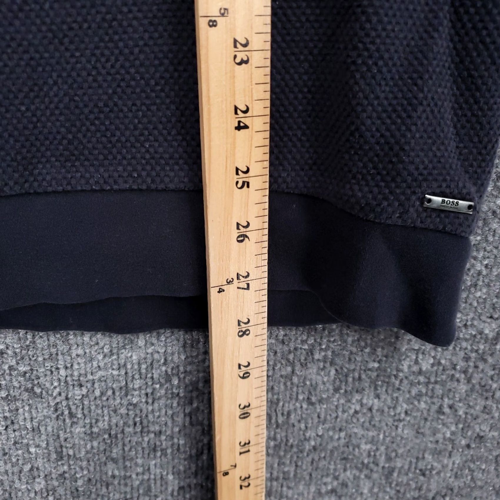 Hugo Boss Hugo Boss Sweater Men XL Blue Regular Fit Long Sleeve Mock Neck 1/4 Zip Pullover Size US XL / EU 56 / 4 - 5 Thumbnail