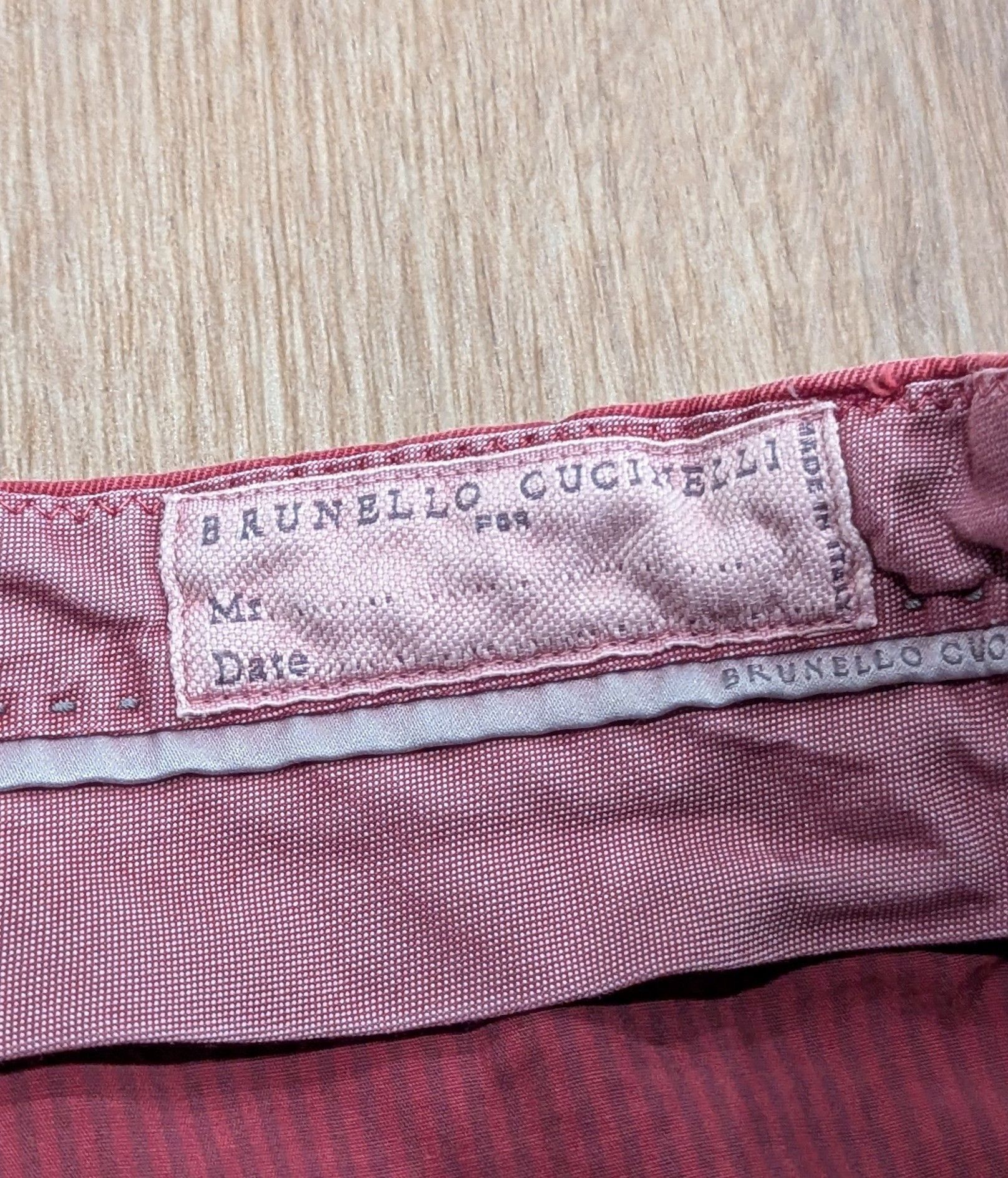 Brunello Cucinelli Brunello Cucinelli Pleat Front Bermuda Shorts Rosso 56 US 40 Size US 40 / EU 56 - 4 Thumbnail
