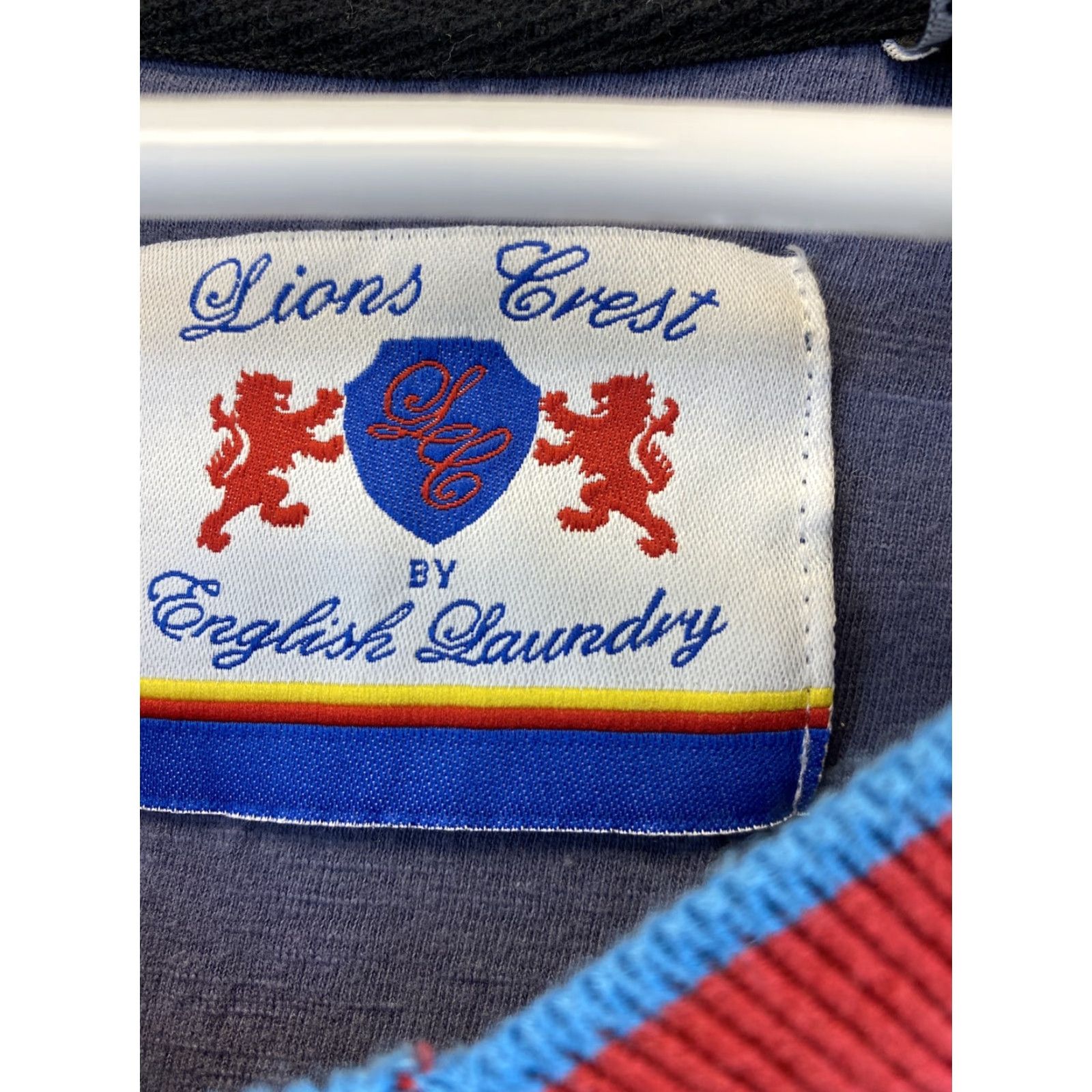 English Laundry Lions Crest Shirt Mens Adult L Gray Red Logo Jersey Short Sleeve Casual /91-55 - English Laundry T-Shirt Men’s Regular Fit All Seasons Logo Tee Size US XXL / EU 58 / 5 - 5 Thumbnail