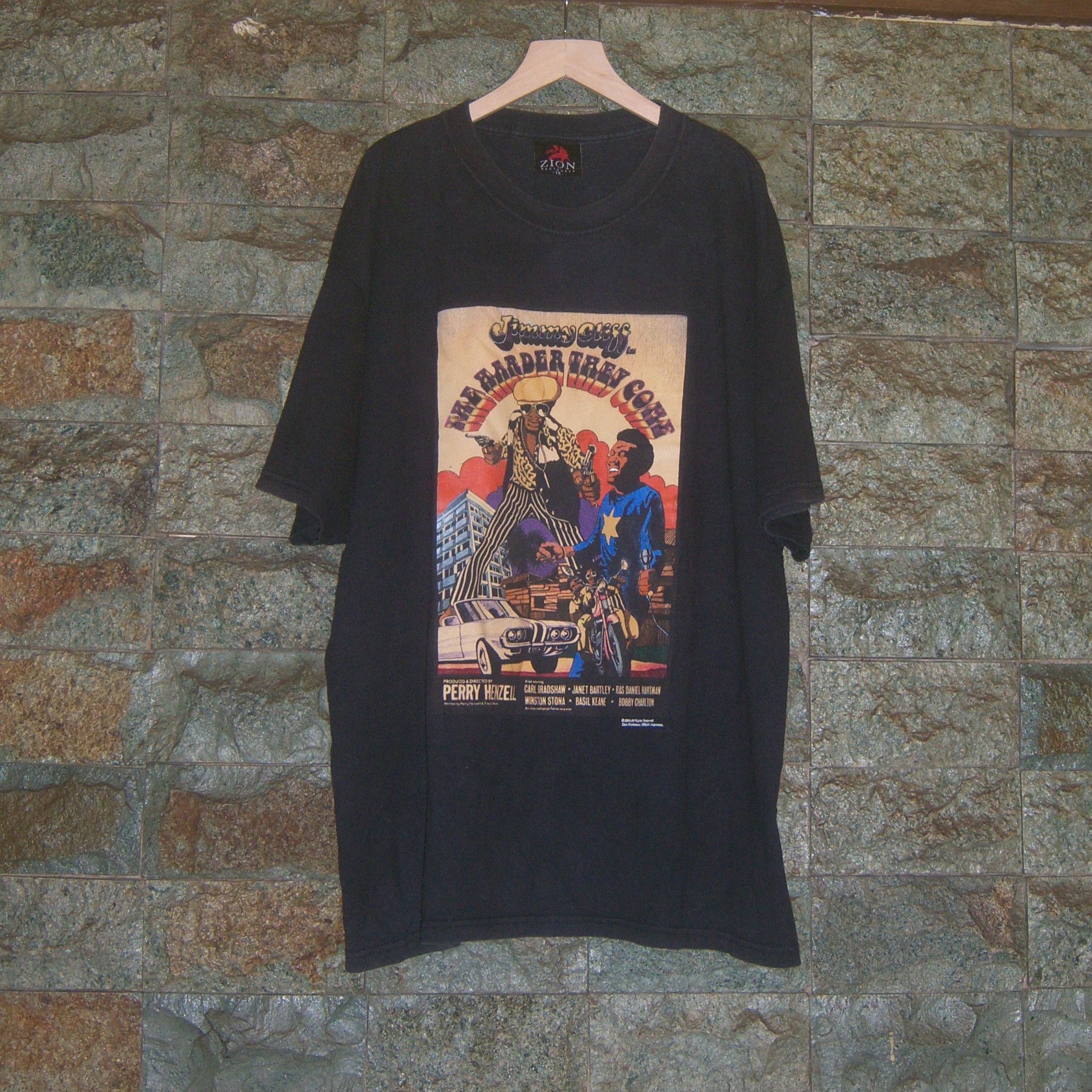 Band Tees × Vintage × Zion Rootswear 2004 Jimmy Cliff The Harder They Come Vintage Size US XL / EU 56 / 4 - 1 Thumbnail