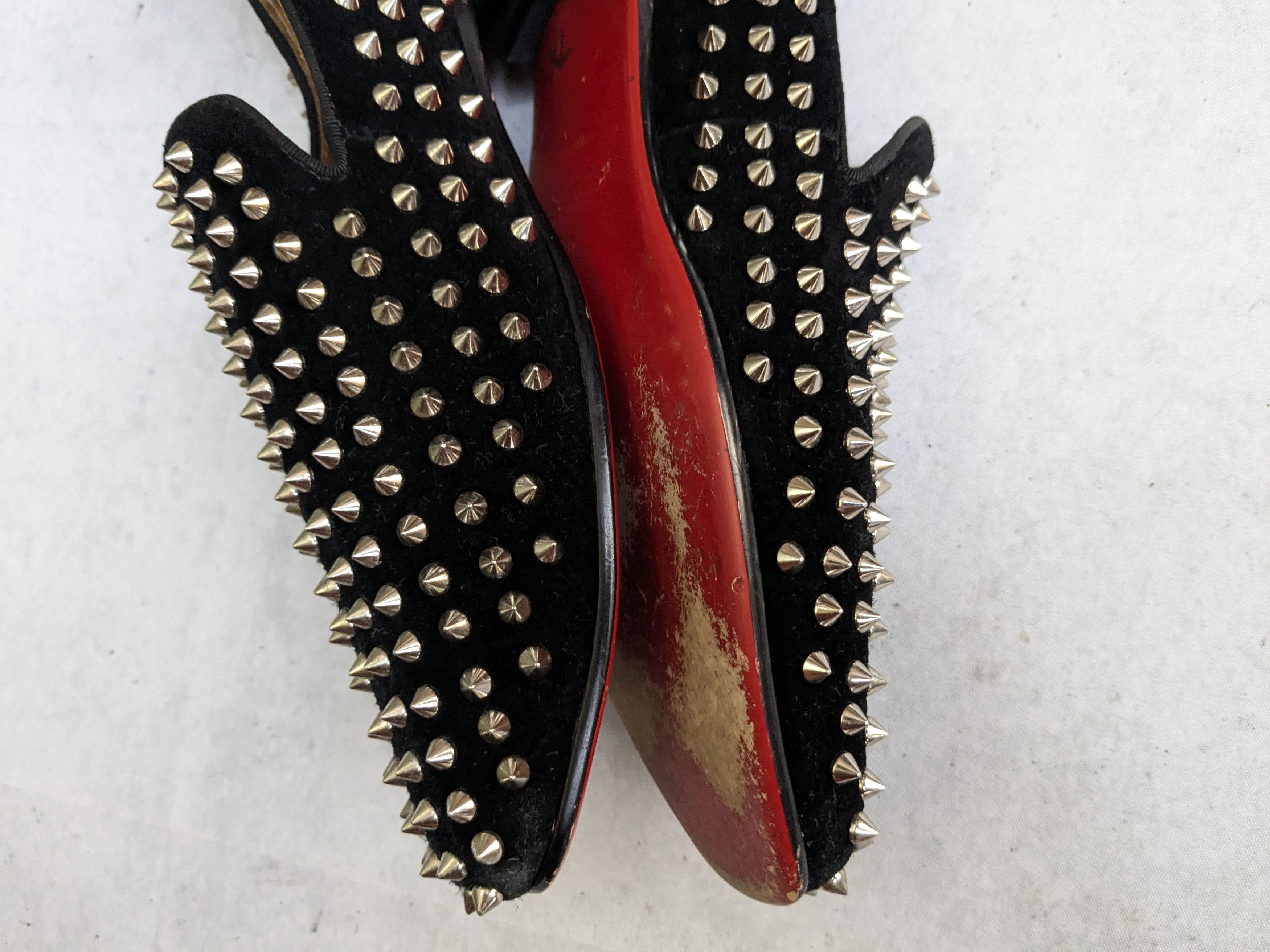 Christian Louboutin Christian Louboutin Spike Loafers Black 9 42 Size US 9 / EU 42 - 6 Thumbnail