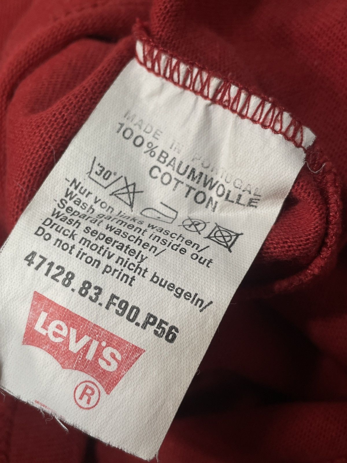 Levi's 🔥Offers🔥Levis Vintage 90s Sweatshirt Spellout Boxy Rare Size US XL / EU 56 / 4 - 7 Thumbnail