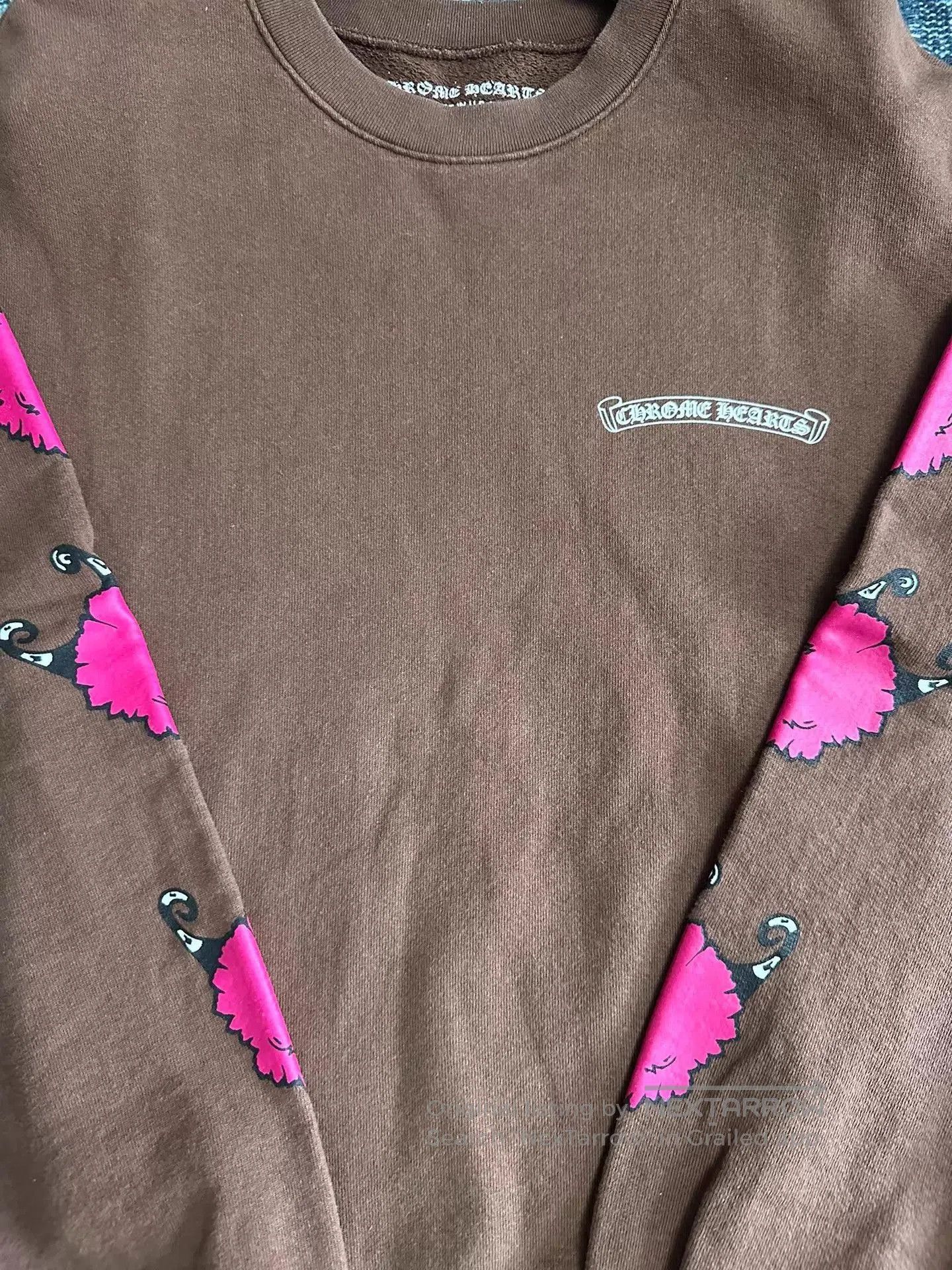 Chrome Hearts Brown Sweatshirt with 'Structure' Print and Graphics. Size US M / EU 48-50 / 2 - 4 Thumbnail