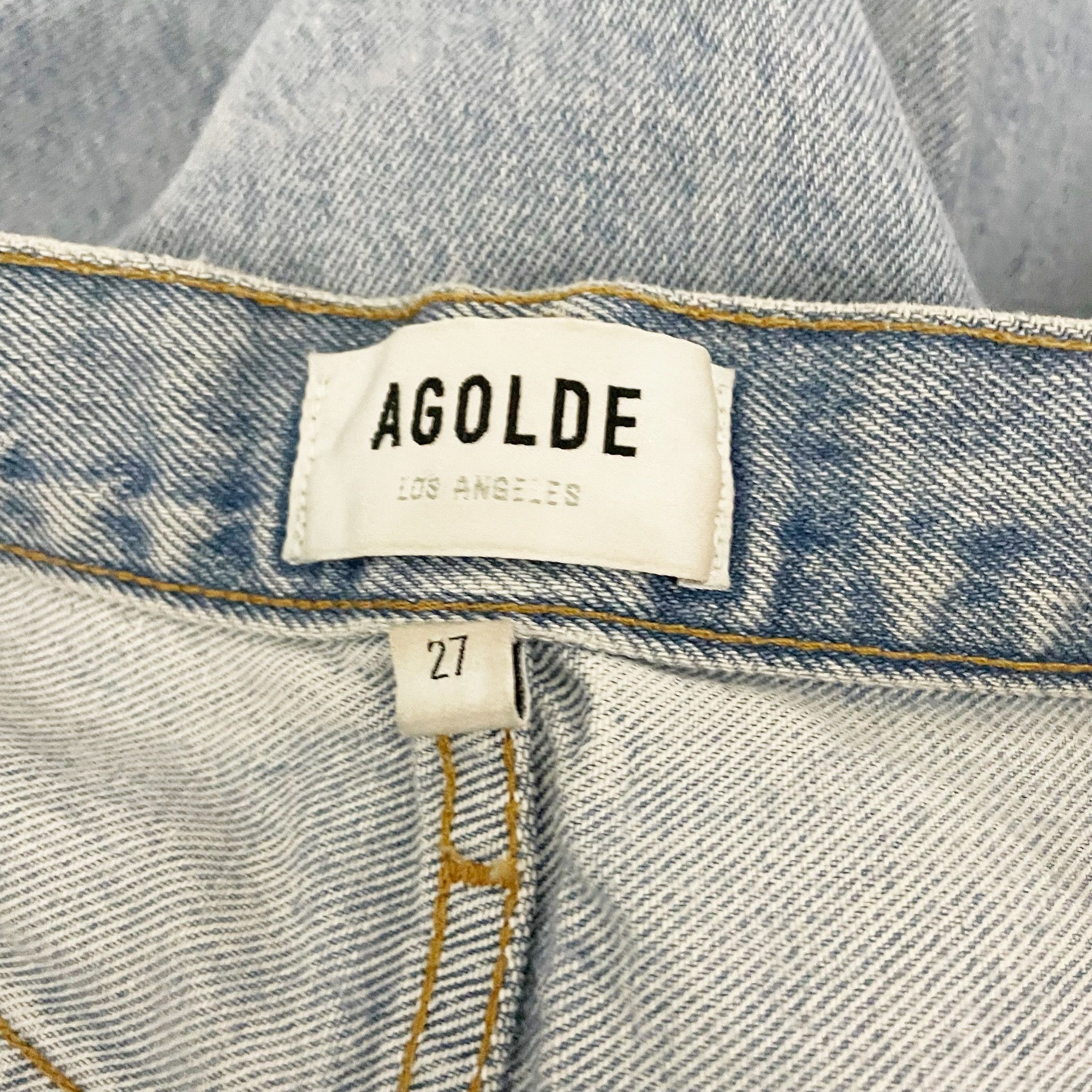 Agolde Agolde Women's 90's Straight Leg Fit Size 27" / US 4 / IT 40 - 2 Thumbnail