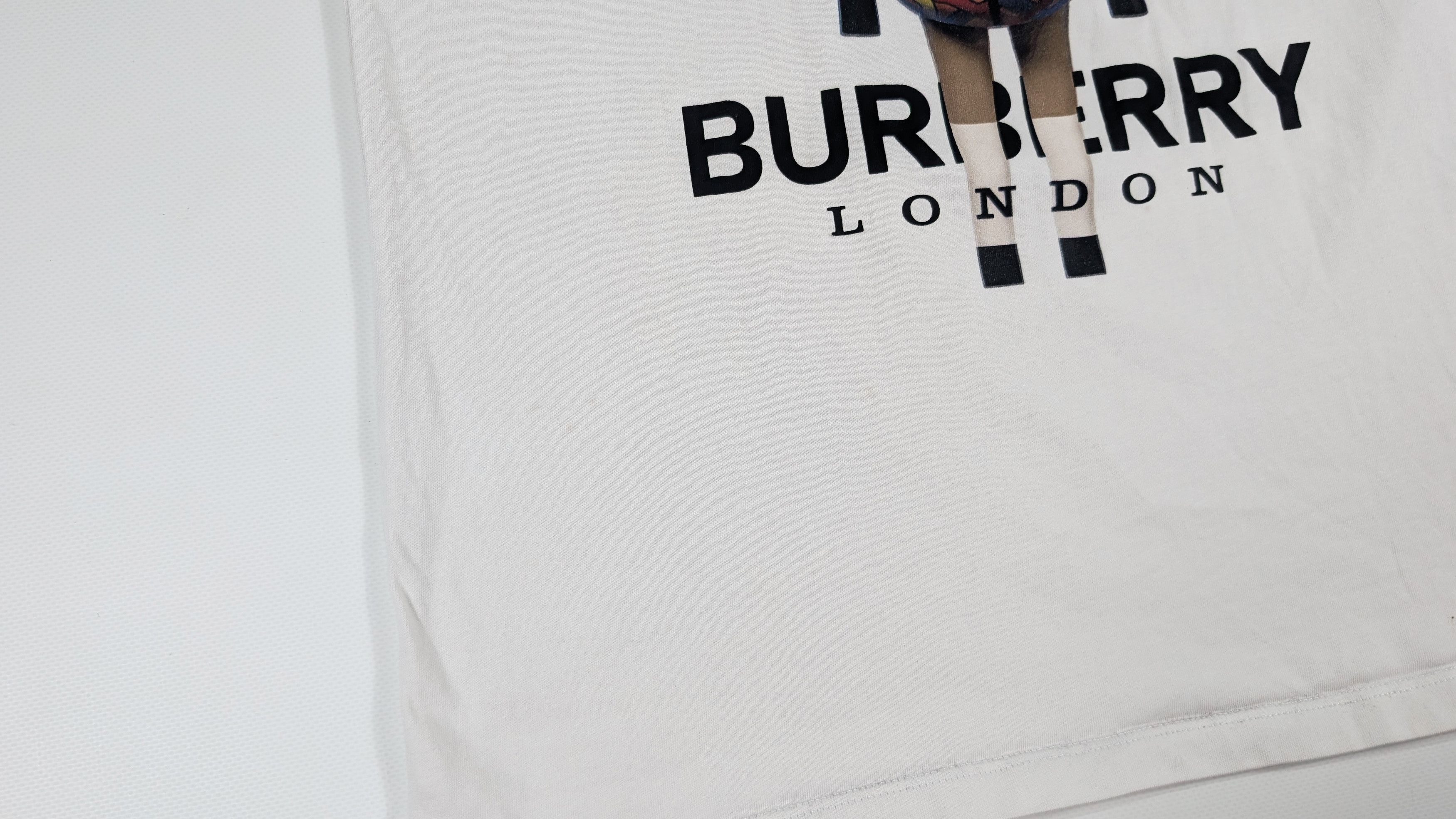 Burberry Burberry Deer Print White Cotton T-Shirt Size S Size US S / EU 44-46 / 1 - 9 Thumbnail