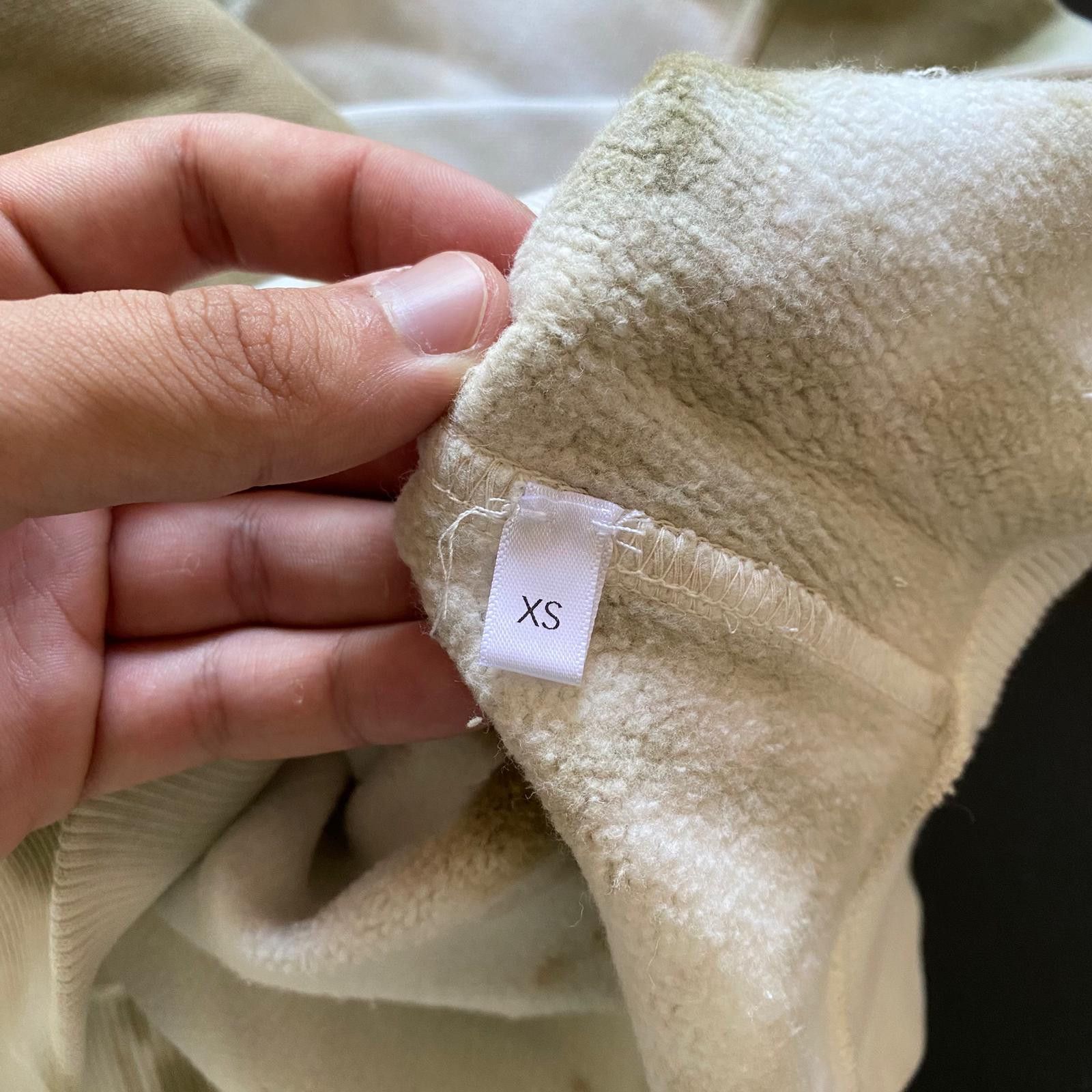 Givenchy Green And White Tie Dye Heart Logo Oversized Hoodie Size XS / US 0-2 / IT 36-38 - 9 Thumbnail