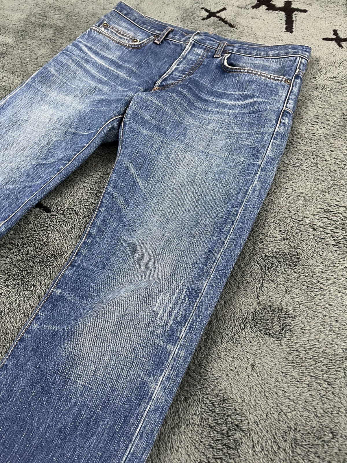 Dior Dior Blue Clawmark Denim Size US 31 - 2 Thumbnail