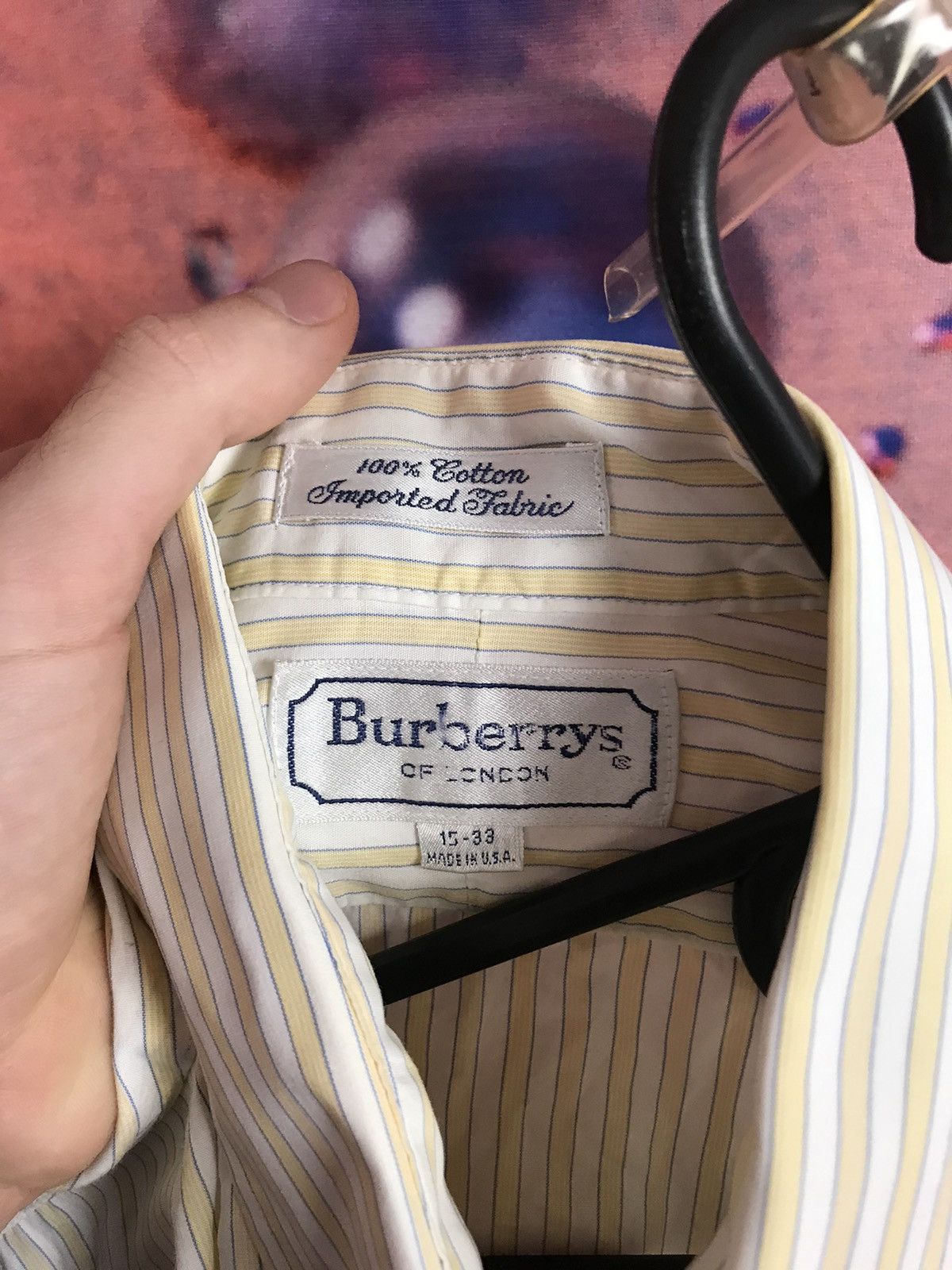 Burberry Vintage Burberry’s of London luxury shirt Size US L / EU 52-54 / 3 - 3 Thumbnail