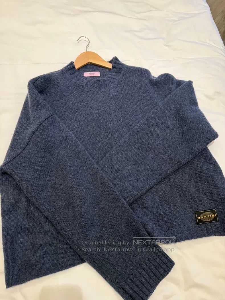 Martine Rose Martine Rose Navy Pullover Size US M / EU 48-50 / 2 - 2 Thumbnail
