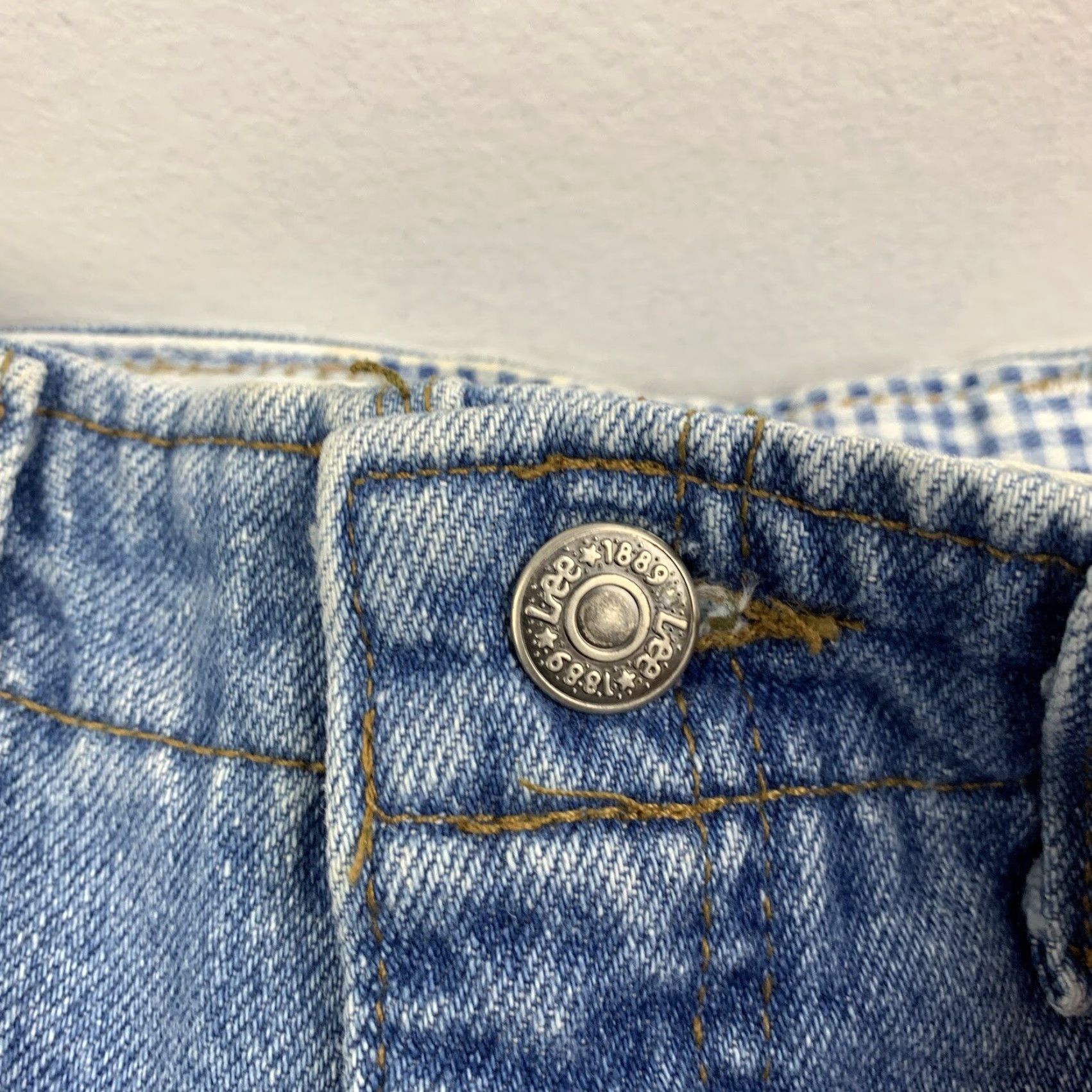 Lee VINTAGE Lee Riders Womens Jeans 12 Long High Blue 90s Denim American Mom Regular Womens 33in Inseam Rise High Size 34" / US 12 / IT 48 - 3 Thumbnail