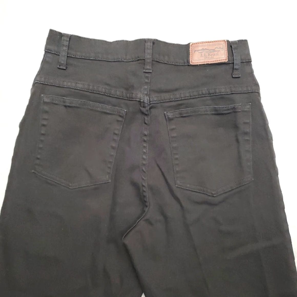 Vintage VTG LL Bean Jeans Womens 10 Tall Black Cotton Blend Relaxed Fit Classic Shirt Size 32" / US 10 / IT 46 - 6 Thumbnail