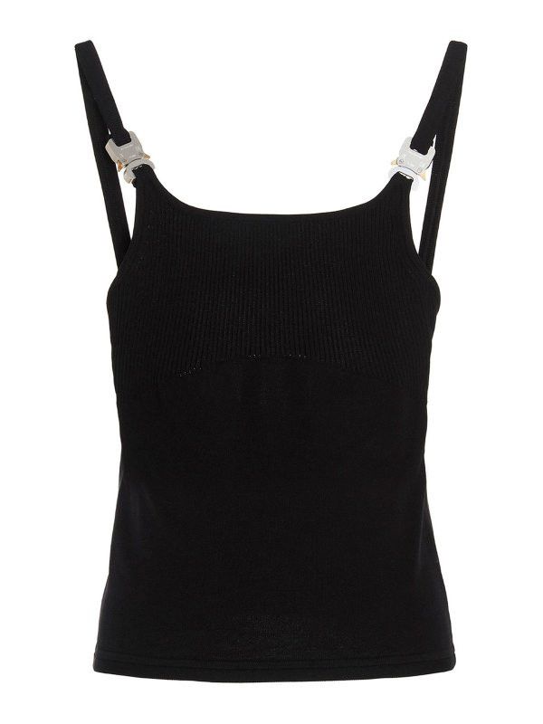 image of 1017 Alyx 9Sm O1Mle0424 Knit Disco Top In Black, Women's (Size Large)