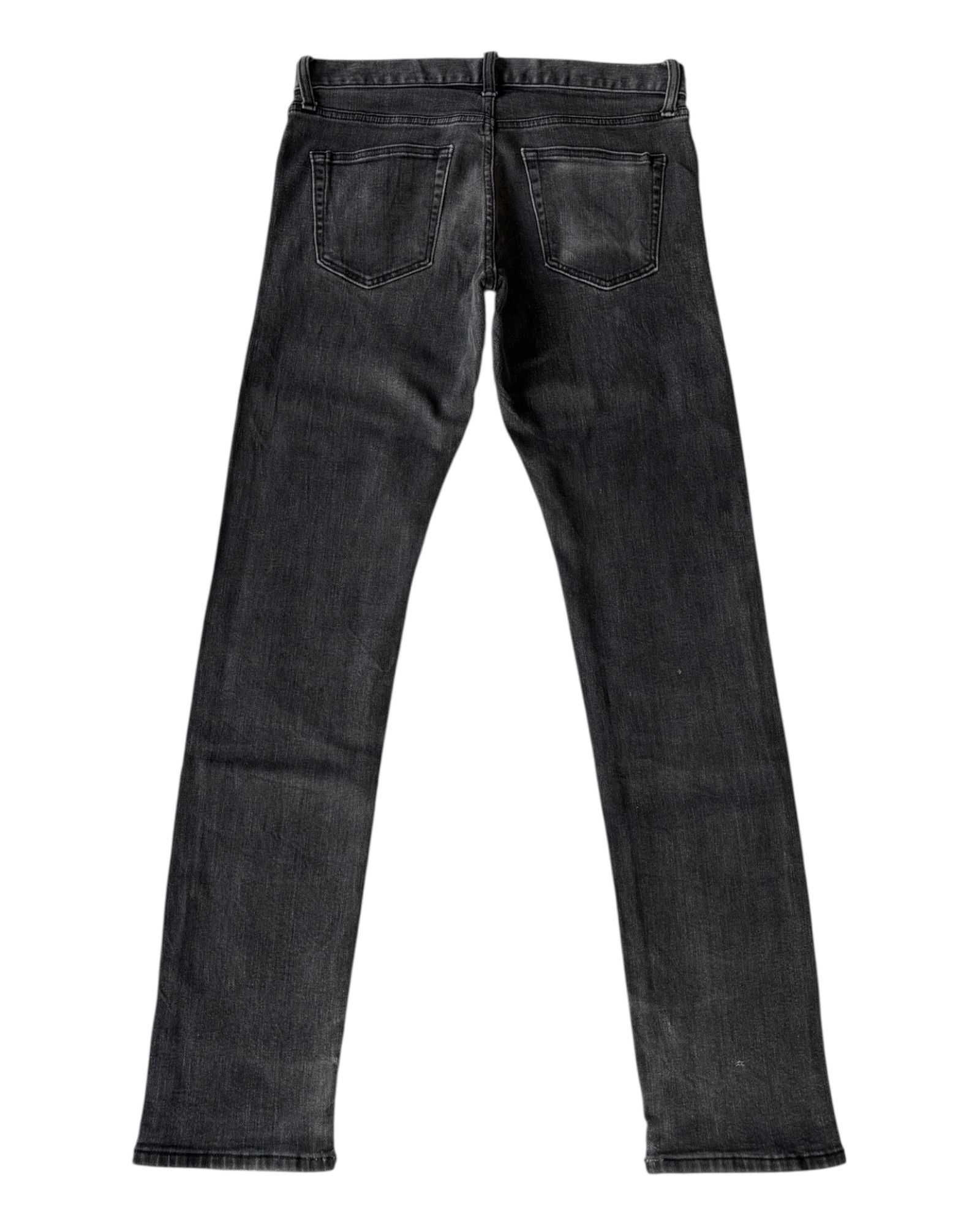 Undercover × Uniqlo Vintage Uniqlo Black Faded Selvedge Jeans Size US 31 - 2 Thumbnail