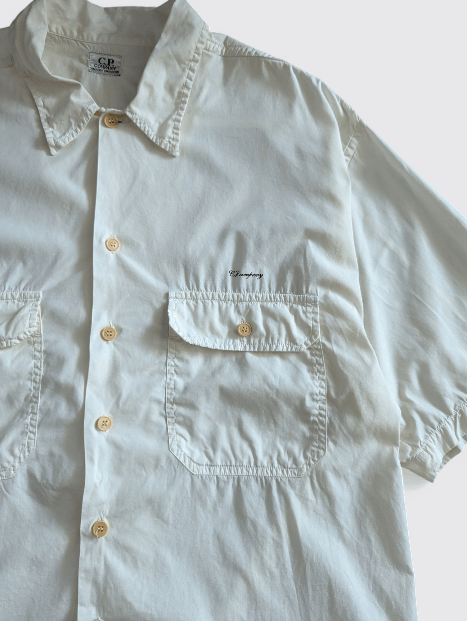 C.P. Company C.P. Company Vintage Short Sleeve Shirt Size US XXL / EU 58 / 5 - 6 Thumbnail