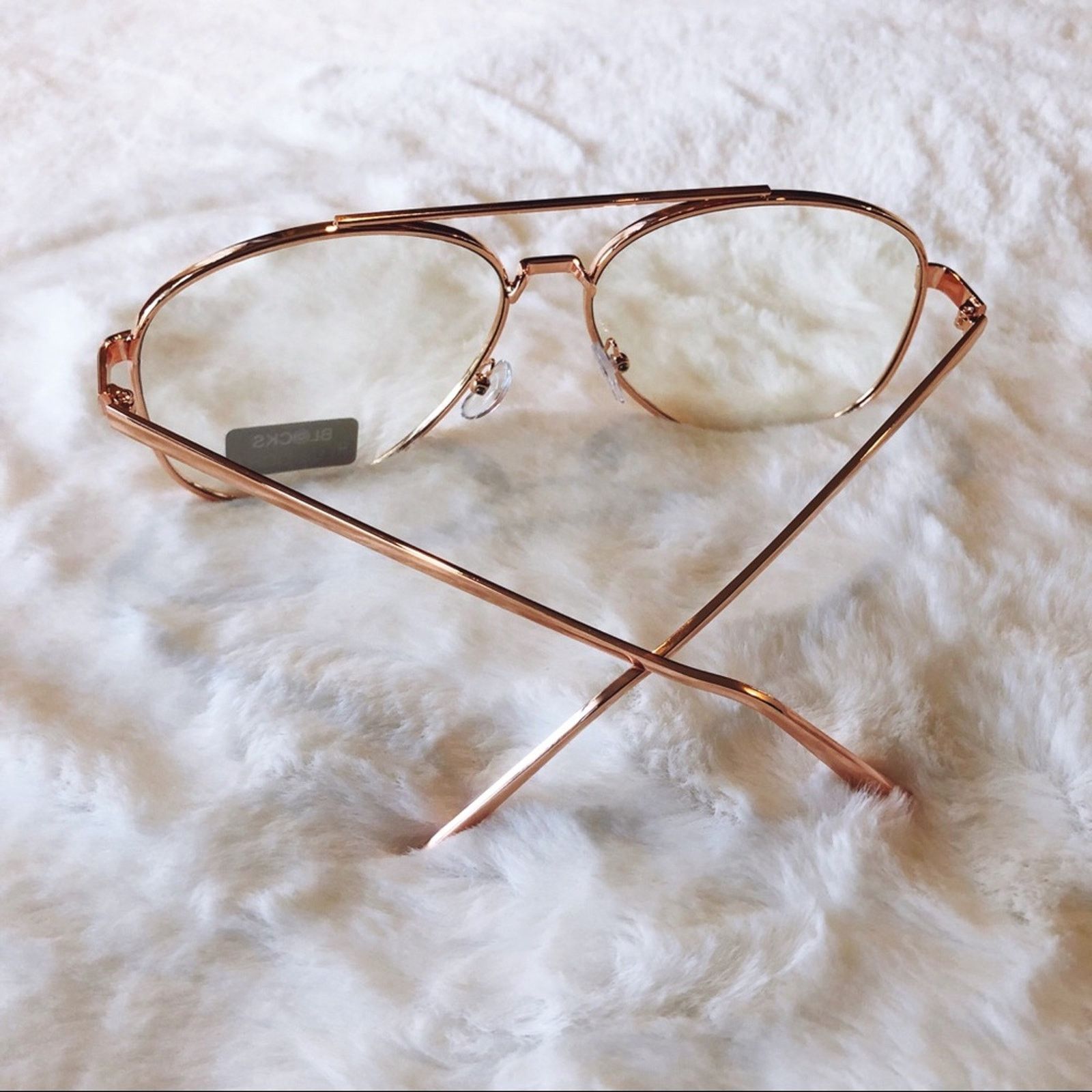 Other Jane Rose Gold Aviator Computer Blue Light Glasses Size ONE SIZE - 8 Thumbnail