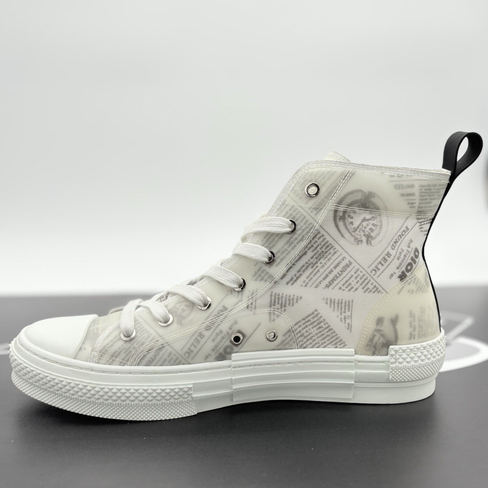Dior Dior B23 High ' Newsprint ' | SUPER CLEAN! Size US 12 / EU 45 - 4 Thumbnail
