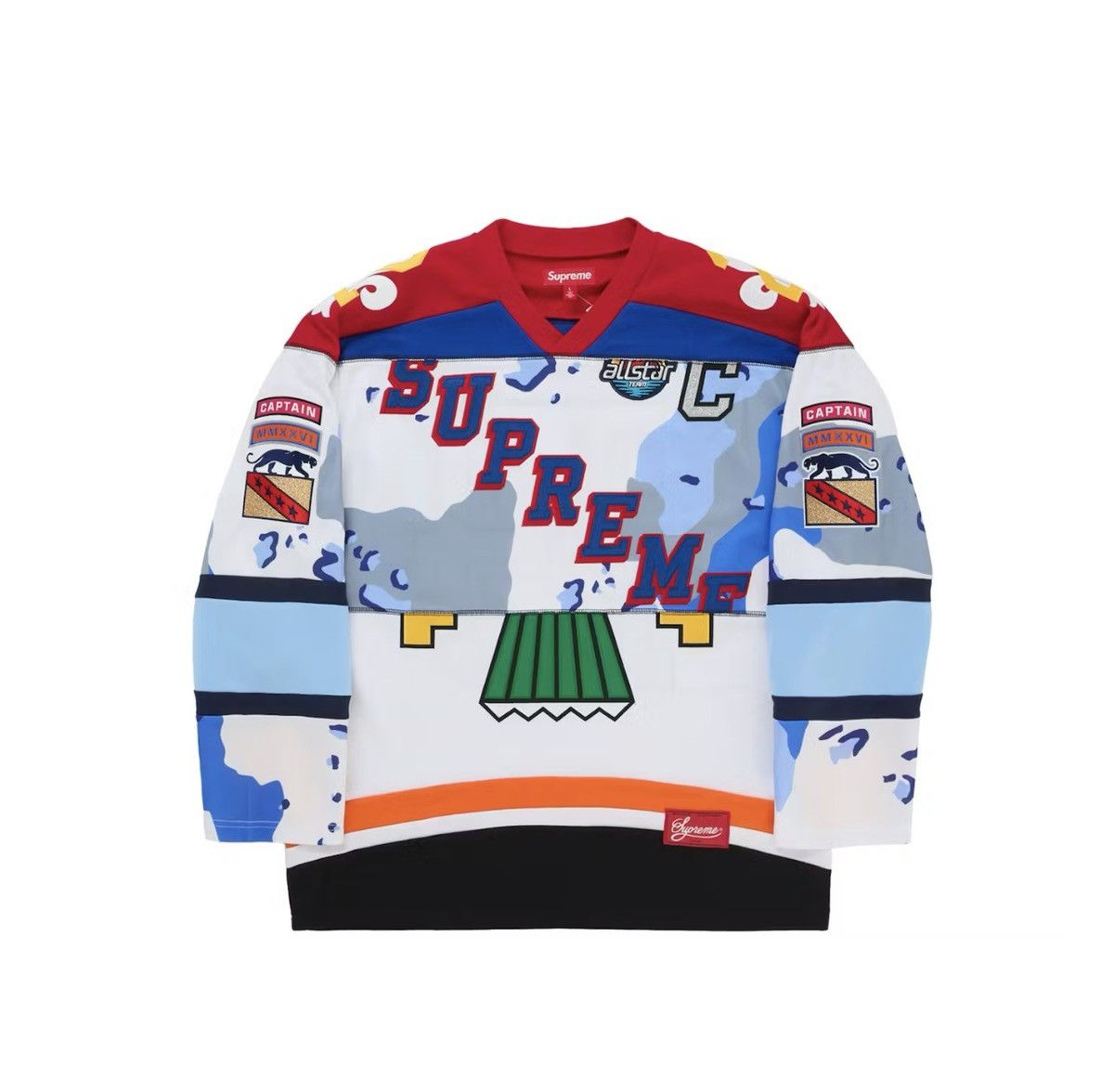 Supreme Supreme SS26 Paneled Hockey Jersey Size US XXL / EU 58 / 5 - 5 Thumbnail