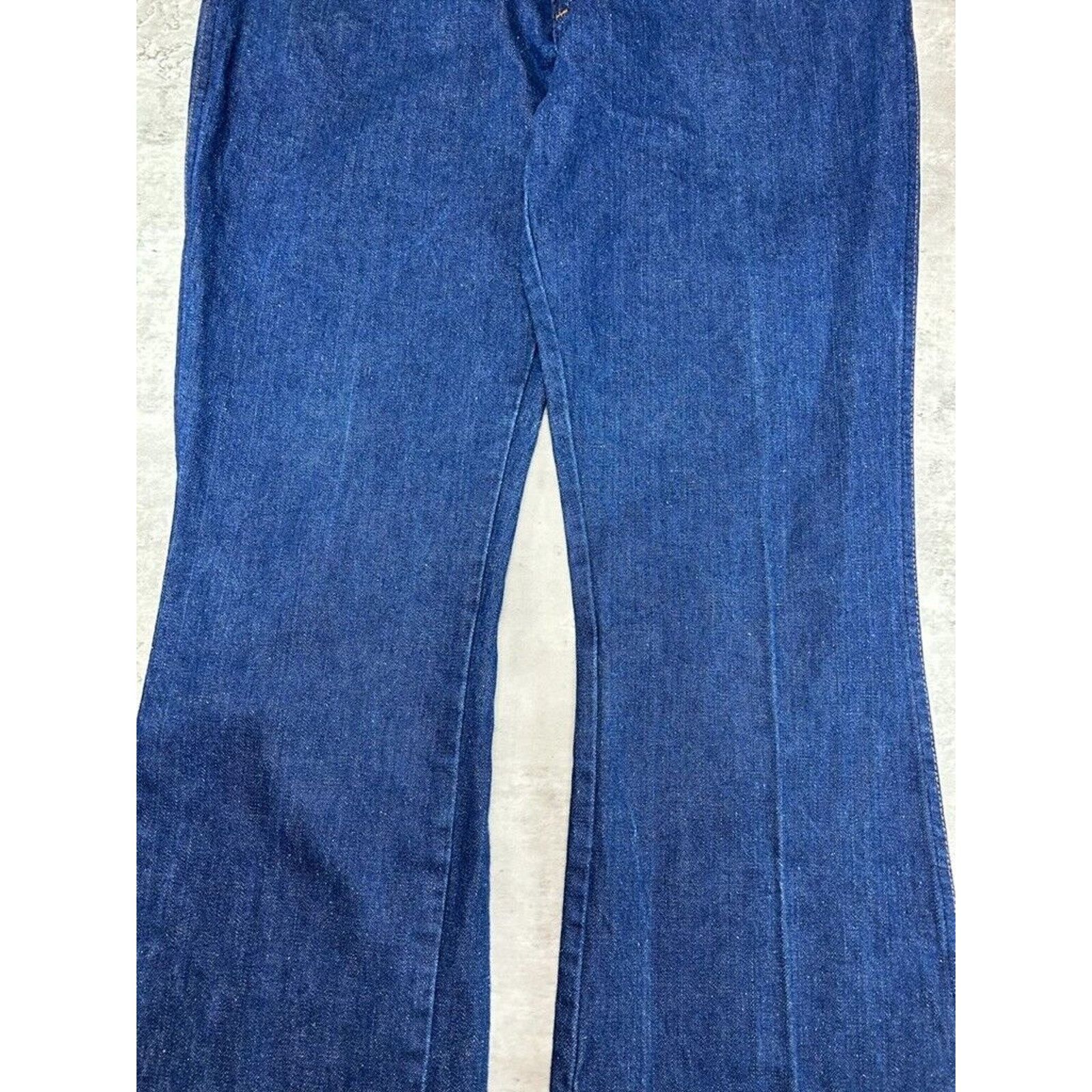 Wrangler Vintage Wrangler Western Dark Wash Straight Denim Pants 37 Size US 37 - 5 Thumbnail