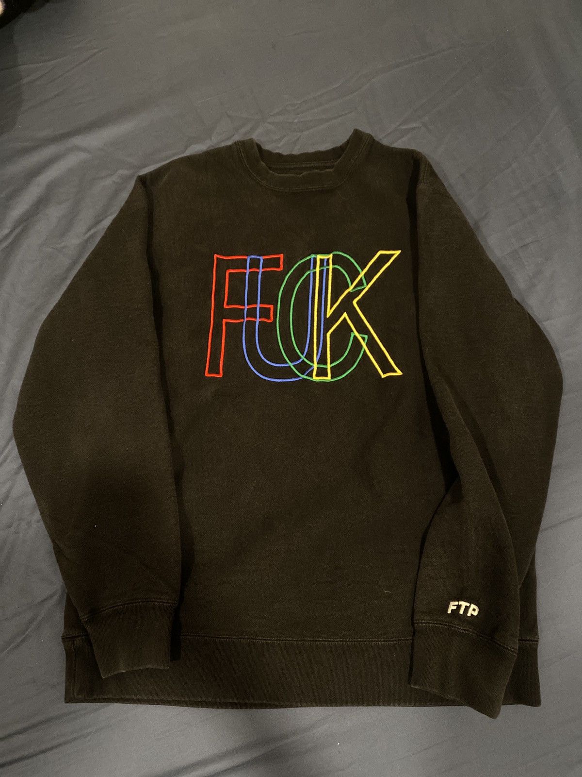 Fuck The Population FTP FUCK crewneck Size US L / EU 52-54 / 3 - 1 Thumbnail
