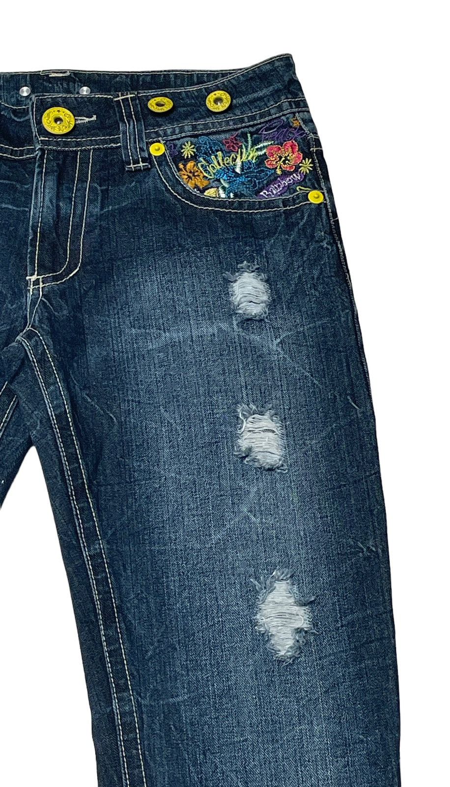 Designer × Vintage Vintage Brand Peace Authentic Jeans 2000s Size US 32 / EU 48 - 6 Thumbnail