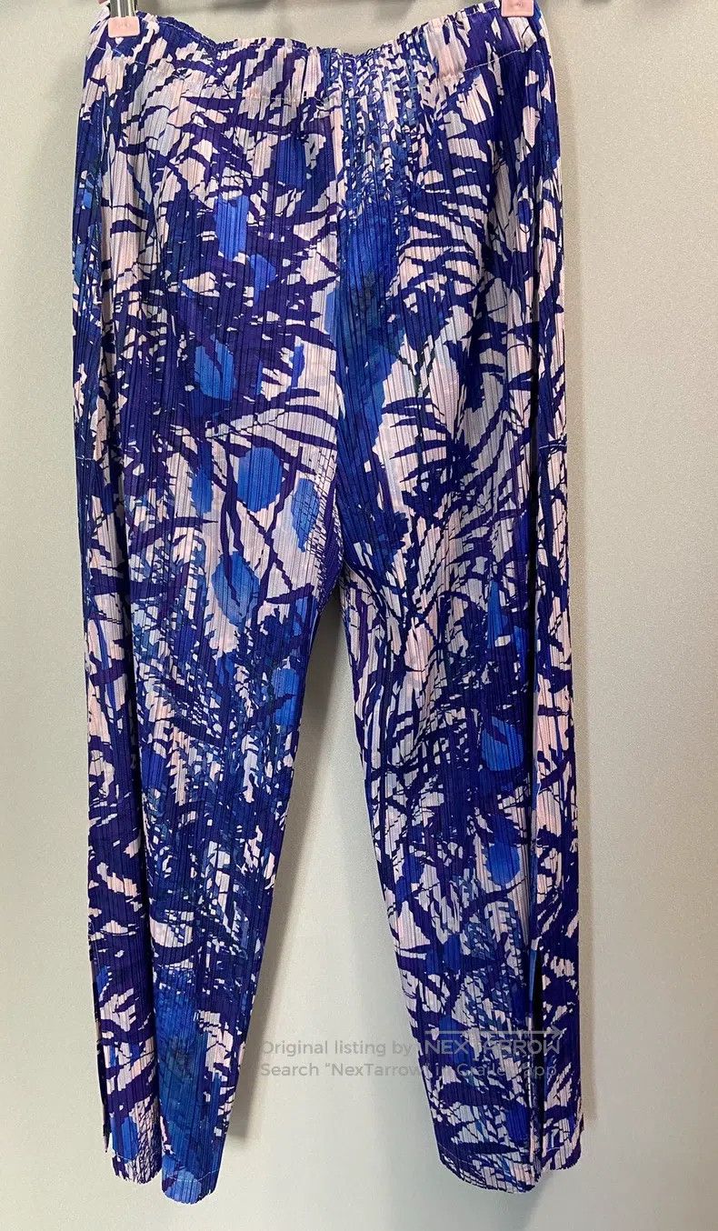 Issey Miyake Issey Miyake Blue Trousers Size 25" / US 0 / IT 36 - 3 Thumbnail
