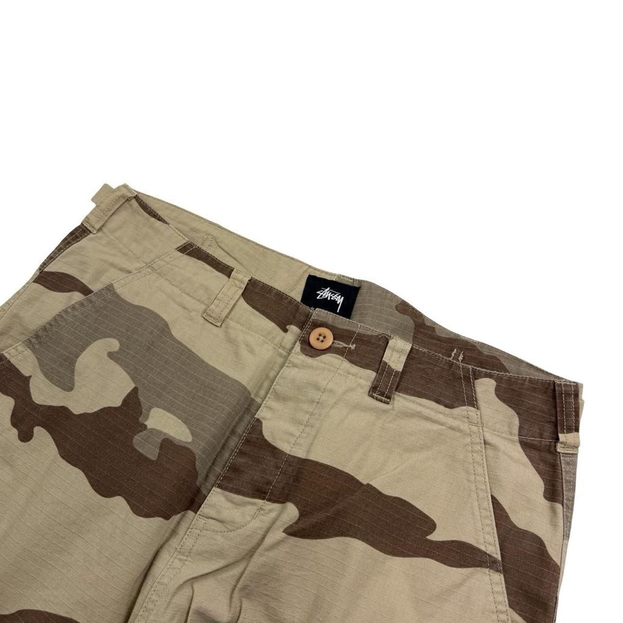 Stussy Vintage Stussy Camo Cargo Trousers - Waist: 32” Size US 32 / EU 48 - 4 Thumbnail