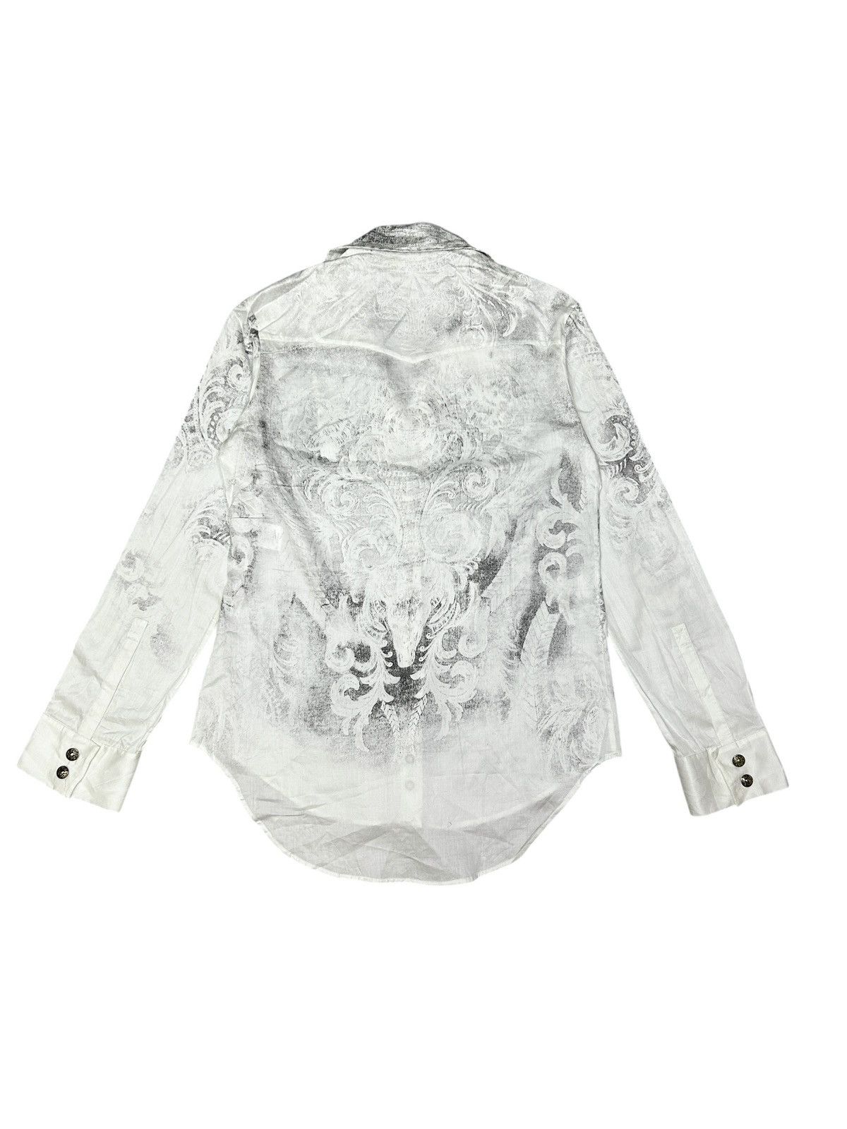 Balmain S/S 12 Printed Shirt Size XS / US 0-2 / IT 36-38 - 6 Thumbnail