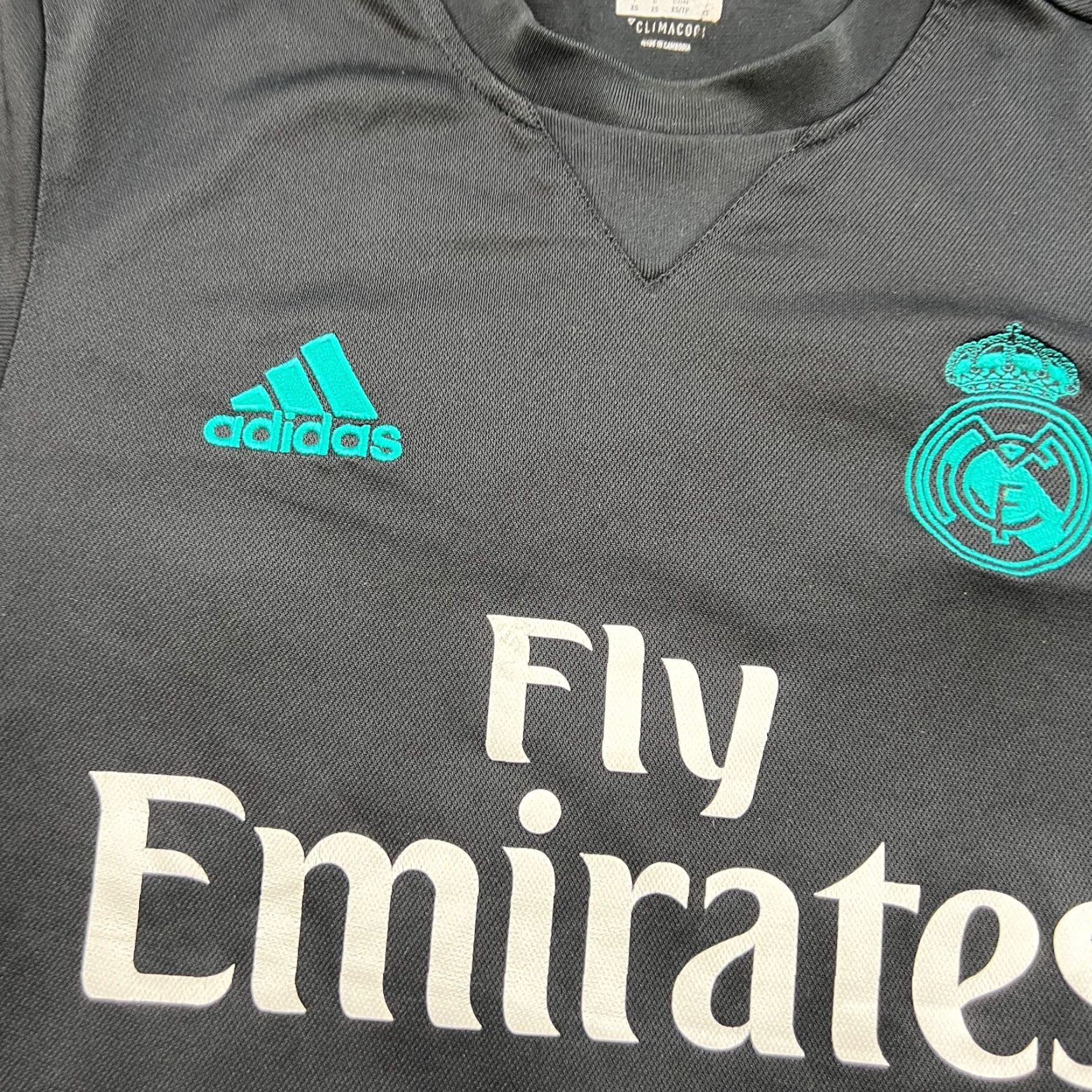 Adidas Real Madrid 2017 2018 Away ISCO #22 Mens Football Jersey Adidas Adult Shirt XS Black Size US XS / EU 42 / 0 - 6 Thumbnail