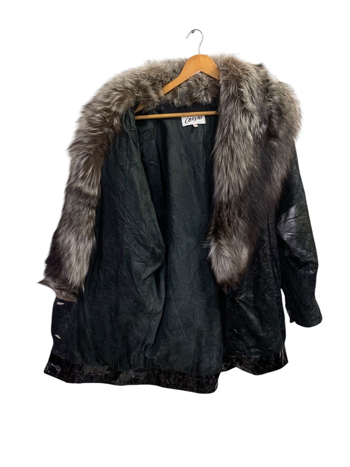 Designer × Vintage Vintage Corval Paris Fur Jacket Size US XL / EU 56 / 4 - 7 Thumbnail