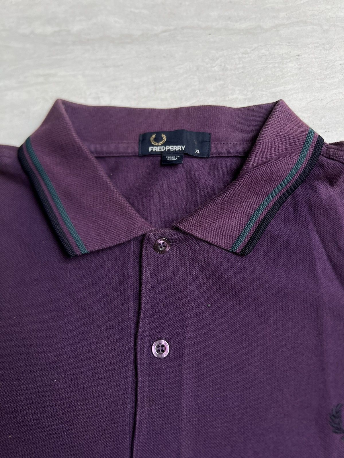 Fred Perry FREDPERRY Purple T-shirt Size US L / EU 52-54 / 3 - 5 Thumbnail