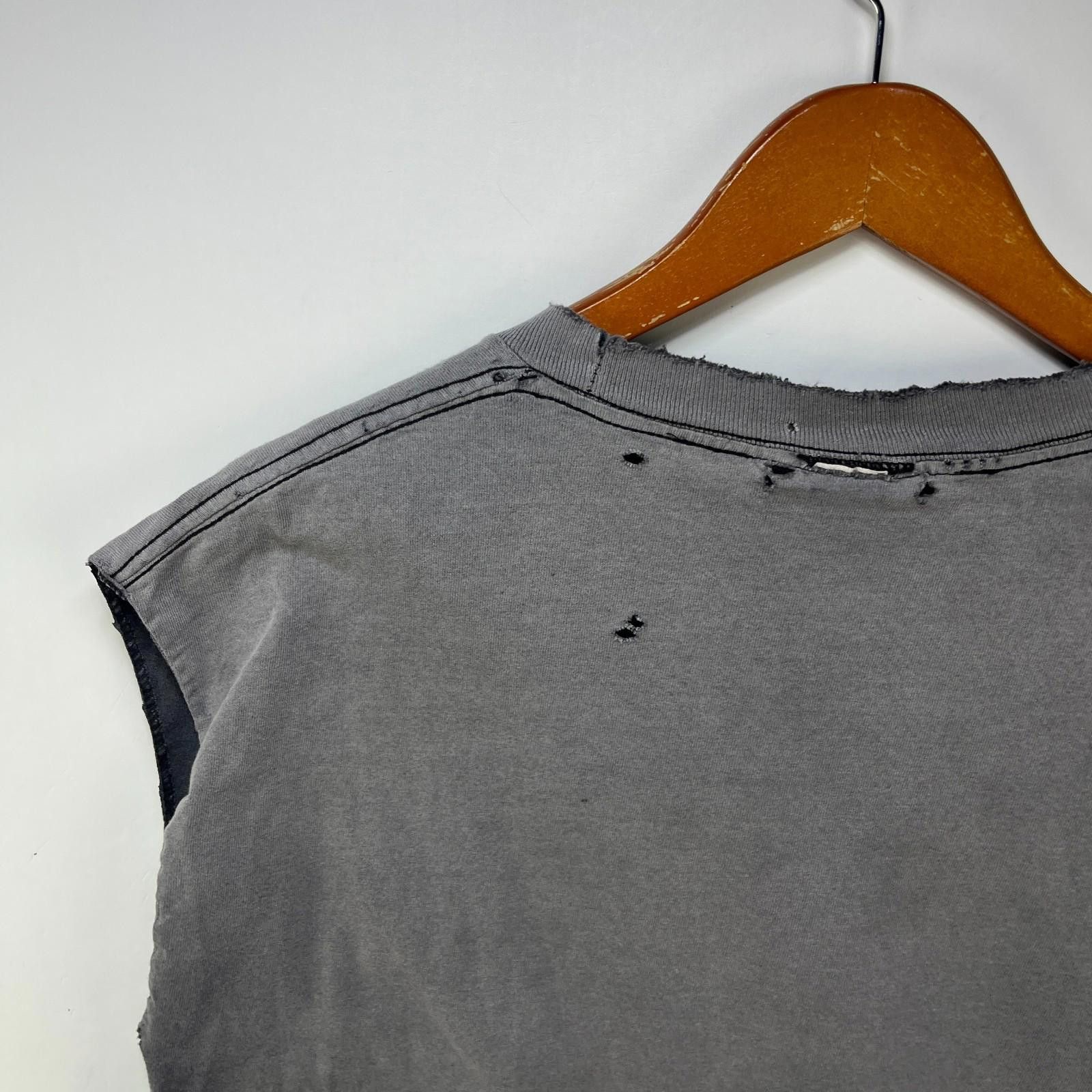 Vintage Vintage 90s Sun Faded Skull Choppers Flames Shirt XL Size US XL / EU 56 / 4 - 11 Thumbnail