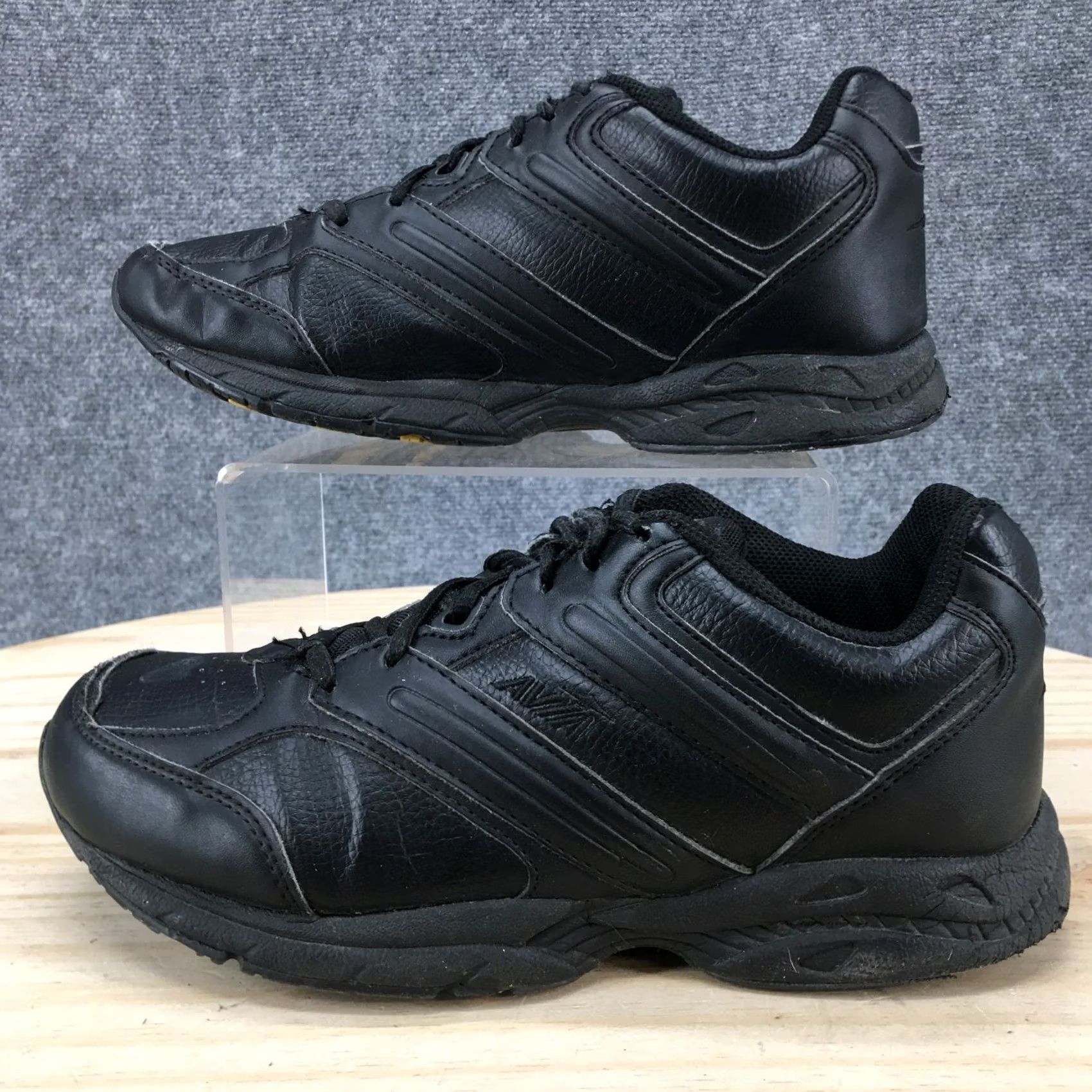 Avia Avia Womens Sneaker Low Top Non-Slip Lace Up Black 8 Avi Union II Comfort Shoes Size M / US 6-8 / IT 42-44 - 2 Thumbnail