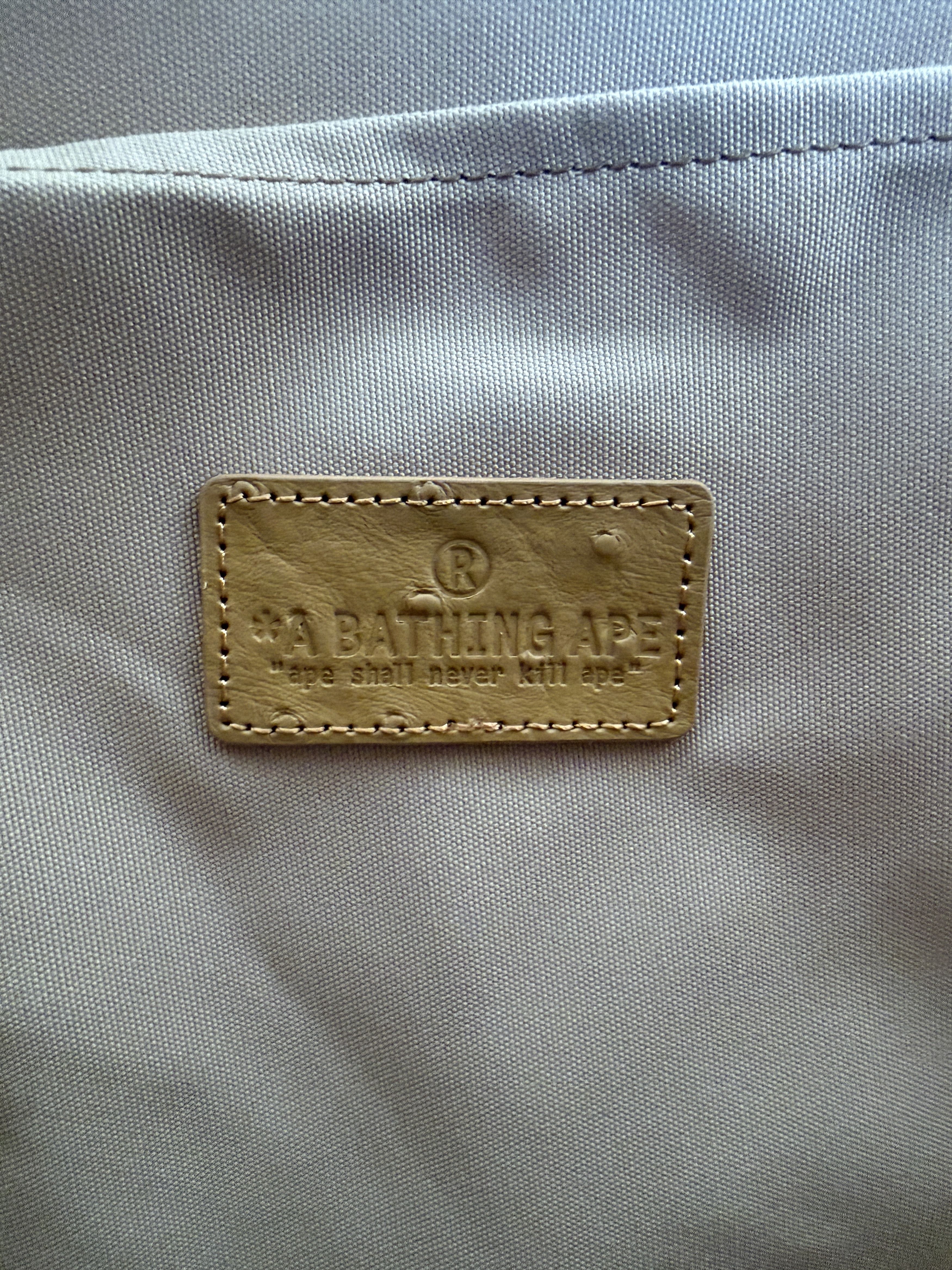 Bape BAPE ABC CAMO PU OSTRICH TOTE BAG Size ONE SIZE - 13 Thumbnail