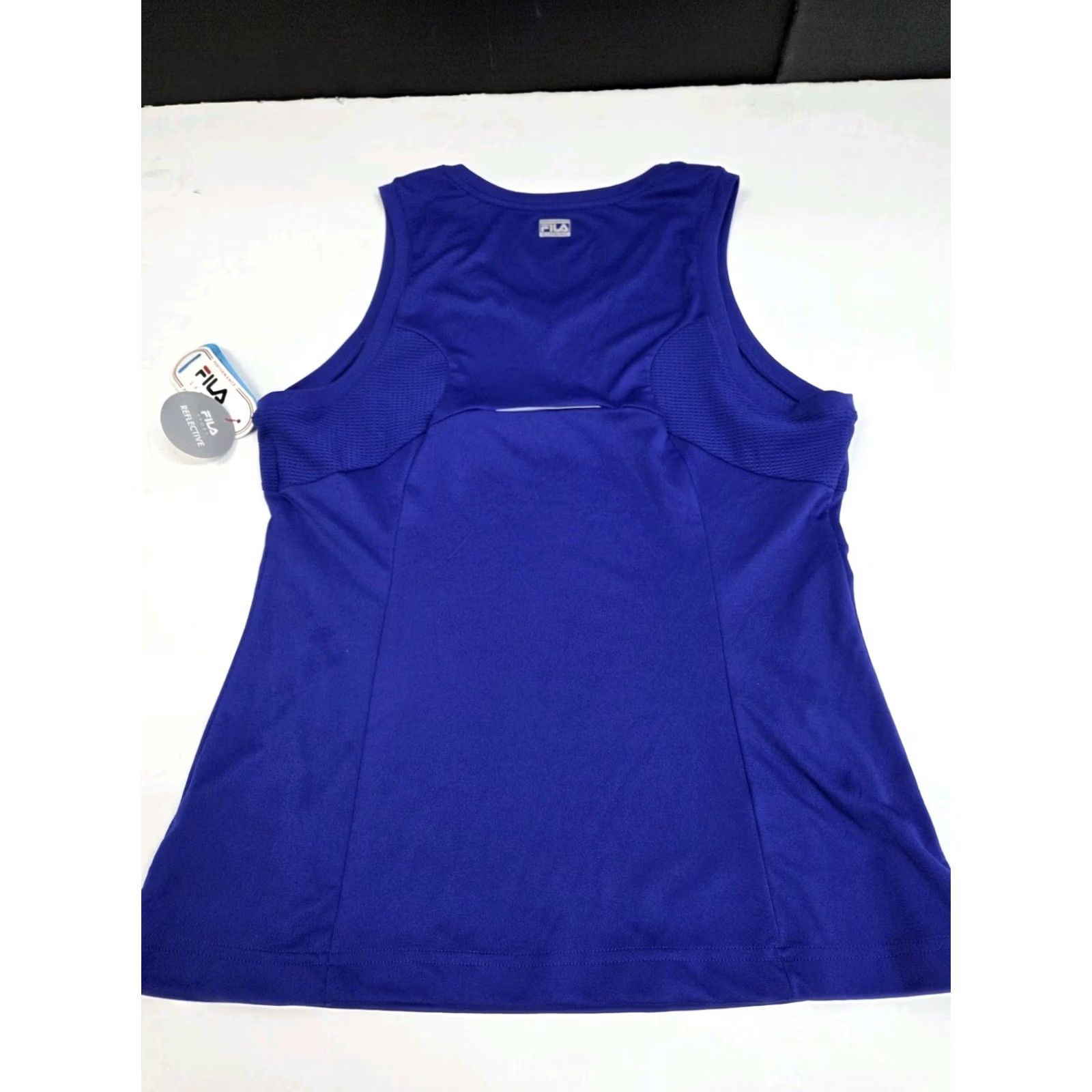 Fila Fila Womens Performance Sport Running V Neck Blue Tank Top M NWT Size M / US 6-8 / IT 42-44 - 2 Thumbnail