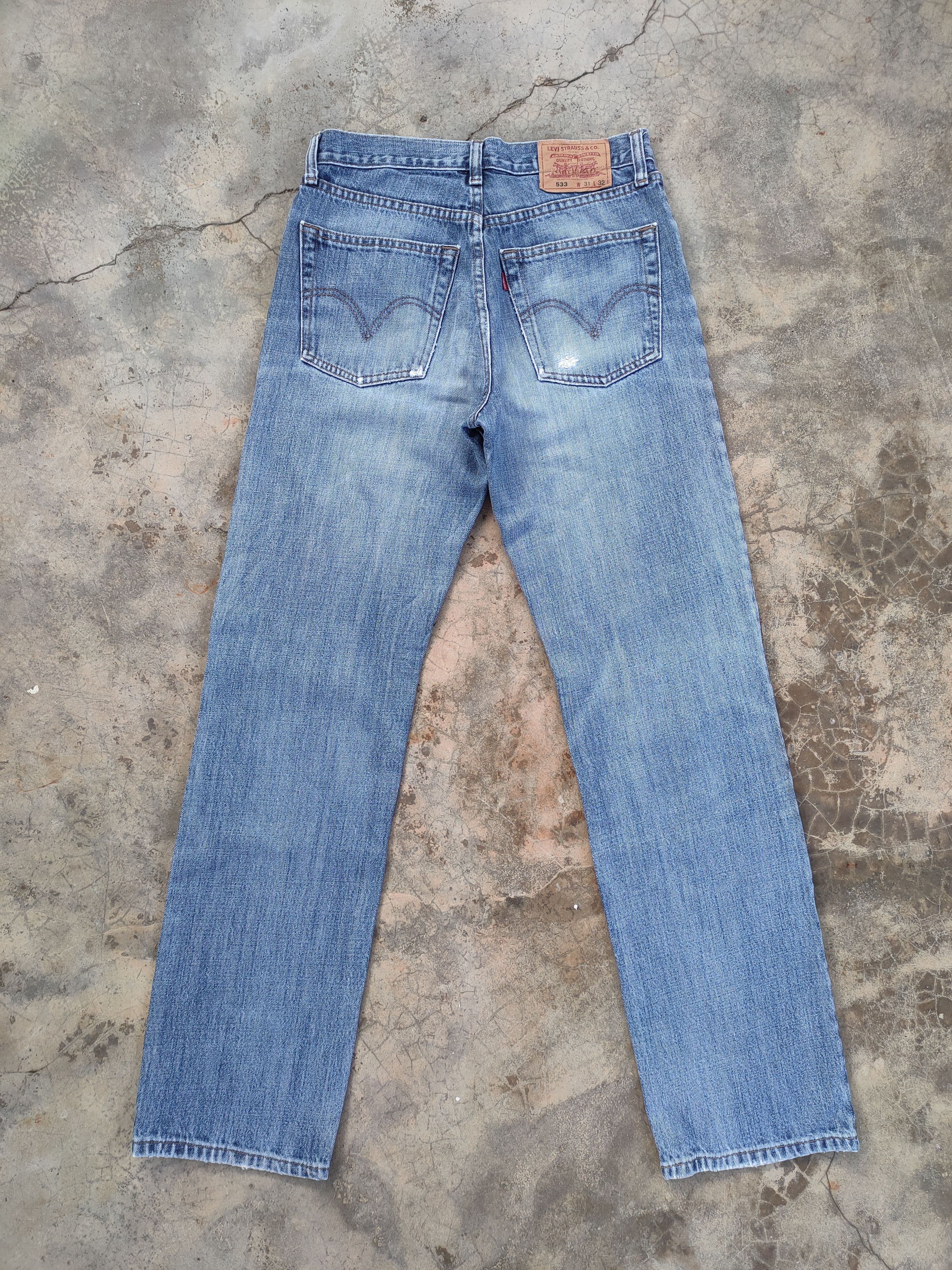 Levi's W30 VINTAGE LEVI'S 533 FADED RIPPED DENIM JEAN PANTS Size US 30 / EU 46 - 8 Thumbnail