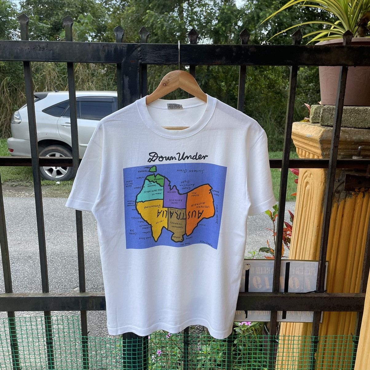 Man Made In Australia × Vintage 🔥Vintage 1994 Ken Done Pop Art Design Australian Artist Tee Size US M / EU 48-50 / 2 - 1 Thumbnail
