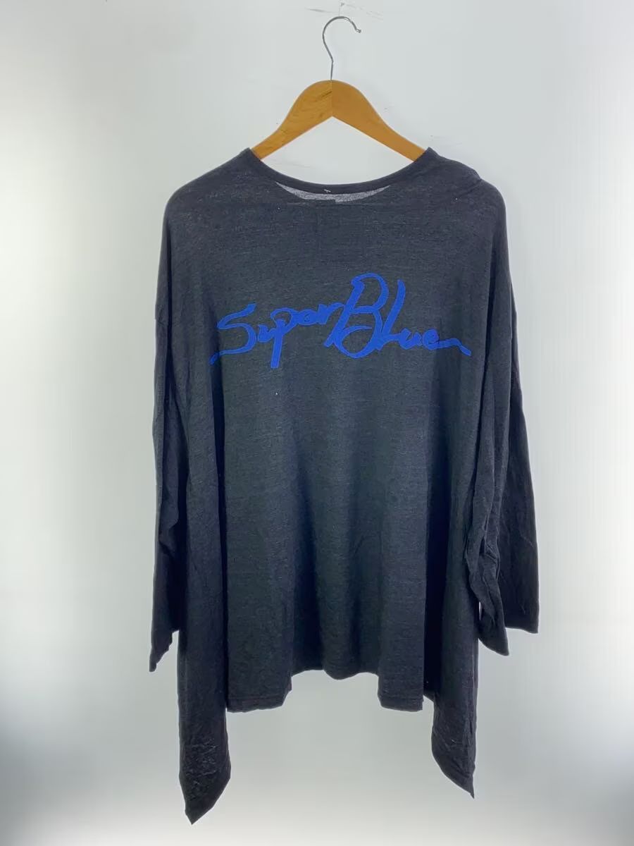 Yohji Yamamoto "Super Blue" Oversized Long Sleeve Tee Size US L / EU 52-54 / 3 - 1 Thumbnail