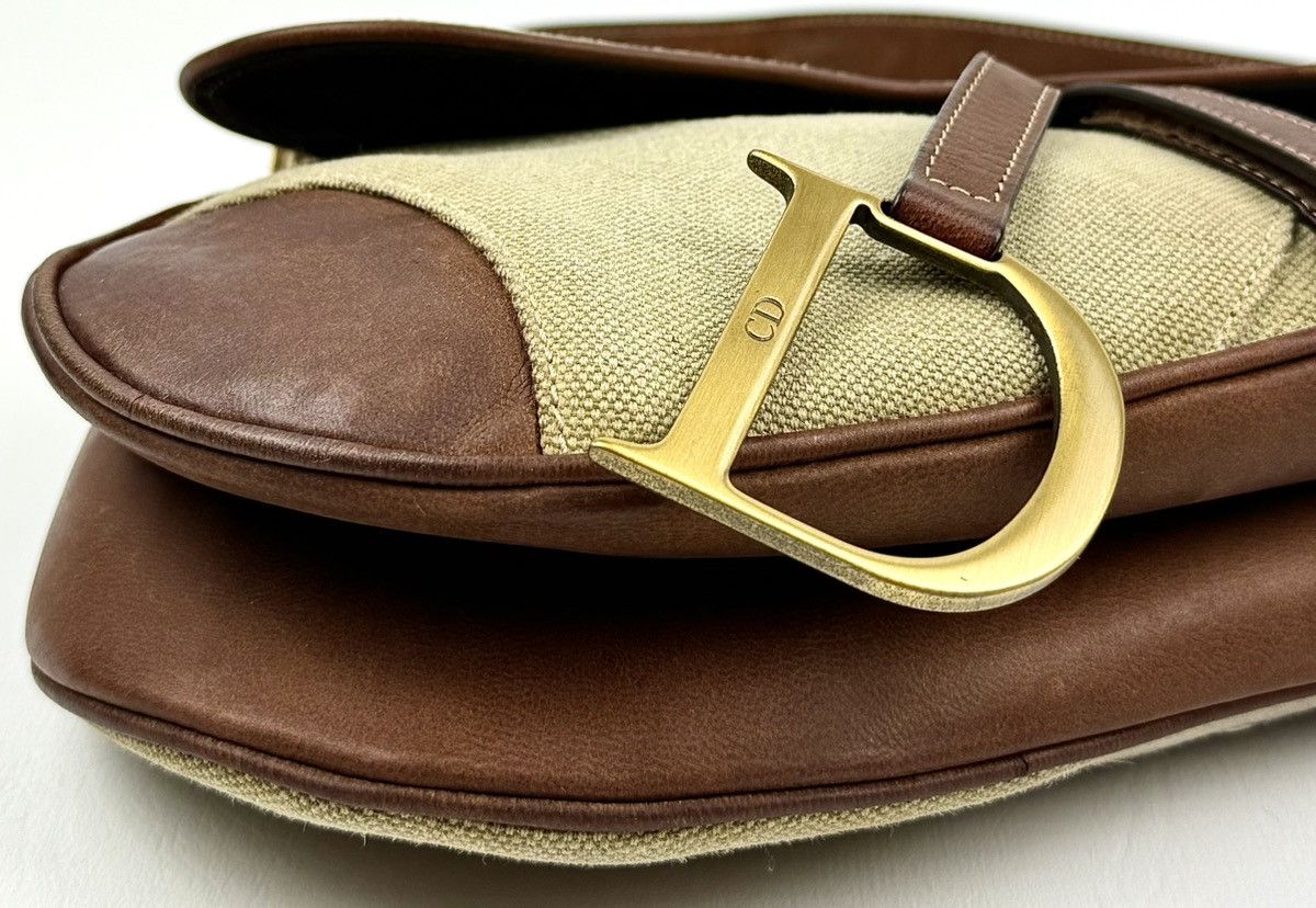 Dior Dior - John Galliano - SS/03 - Khaki & Brown - Saddle Size ONE SIZE - 14 Thumbnail