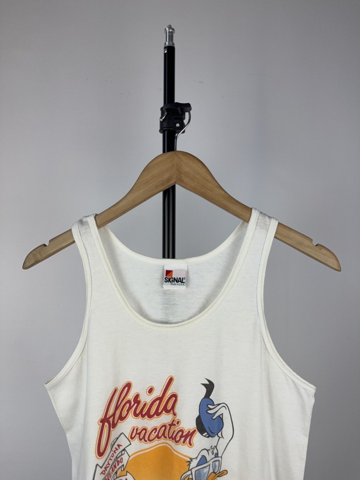 Disney × Vintage Vintage 90s Mickey Mouse Disney tank top made in USA Size US S / EU 44-46 / 1 - 2 Thumbnail
