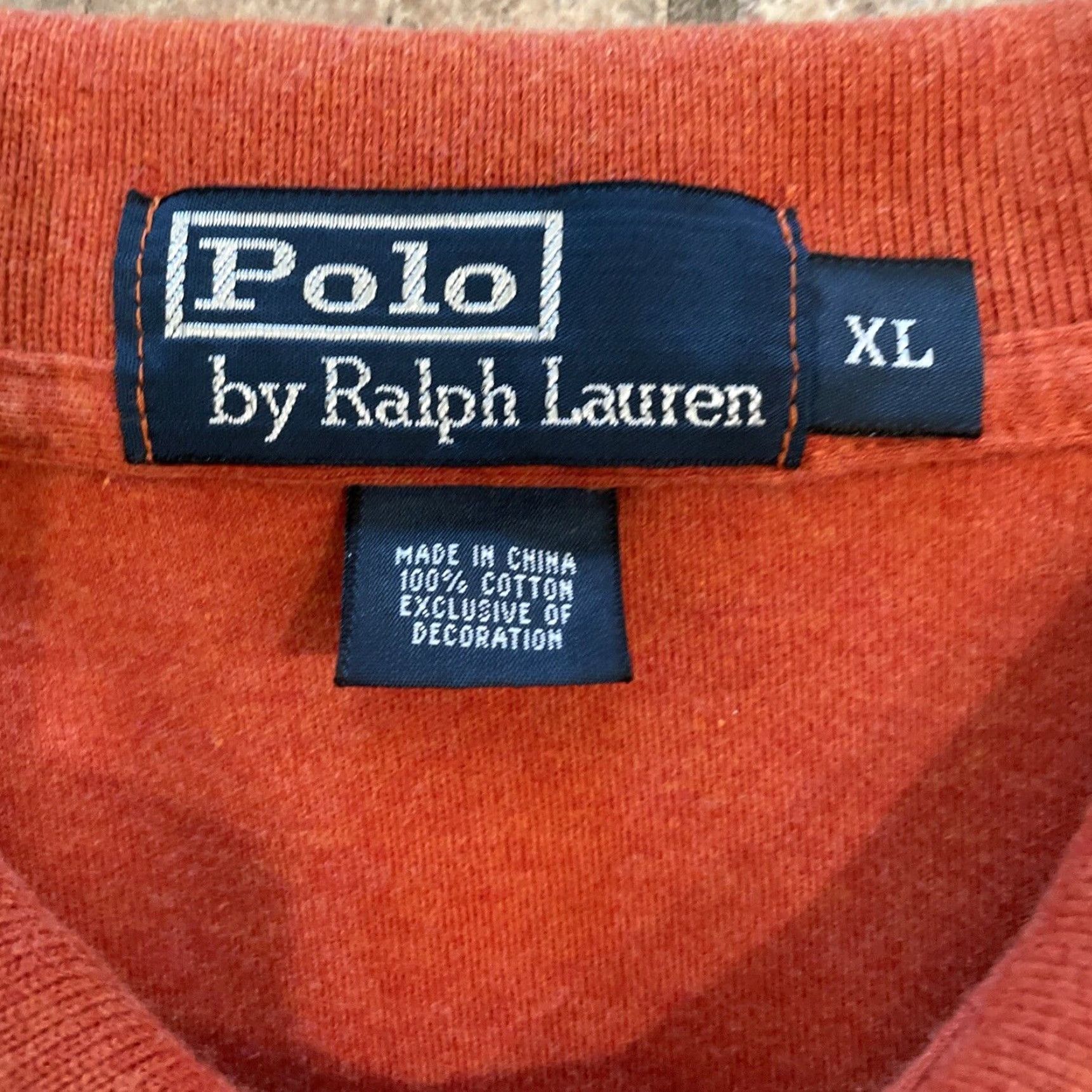 Polo Ralph Lauren Polo Ralph Lauren Polo Shirt Red XL Mens 100% Cotton Golf Style Regular Size XL Size US XL / EU 56 / 4 - 4 Thumbnail