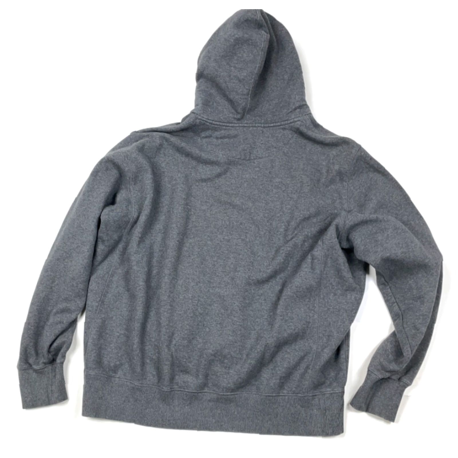 Nike Nike Distressed Pullover Hoodie Sweatshirt Adult 2XL Gray Embroidered Swoosh 90s Retro Men's Size US XXL / EU 58 / 5 - 2 Thumbnail