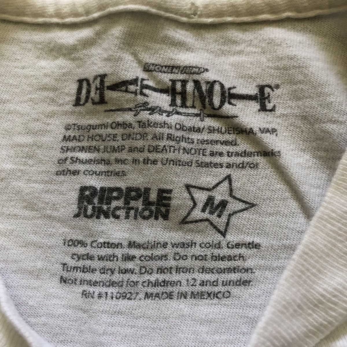 Anime × Japanese Brand Death Note Shonen Jump Japanese Anime TShirt Size US M / EU 48-50 / 2 - 3 Thumbnail