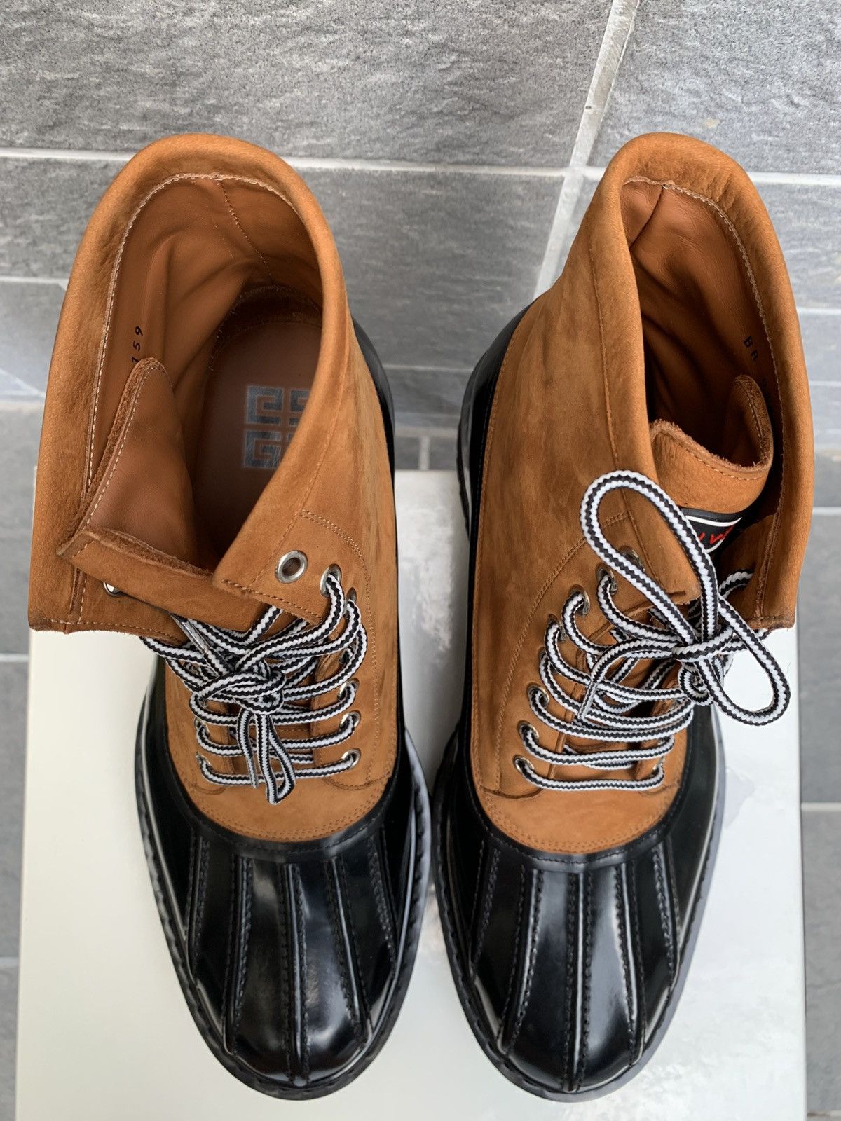 Givenchy Camden Snow Boots beige/black Size US 12 / EU 45 - 3 Thumbnail
